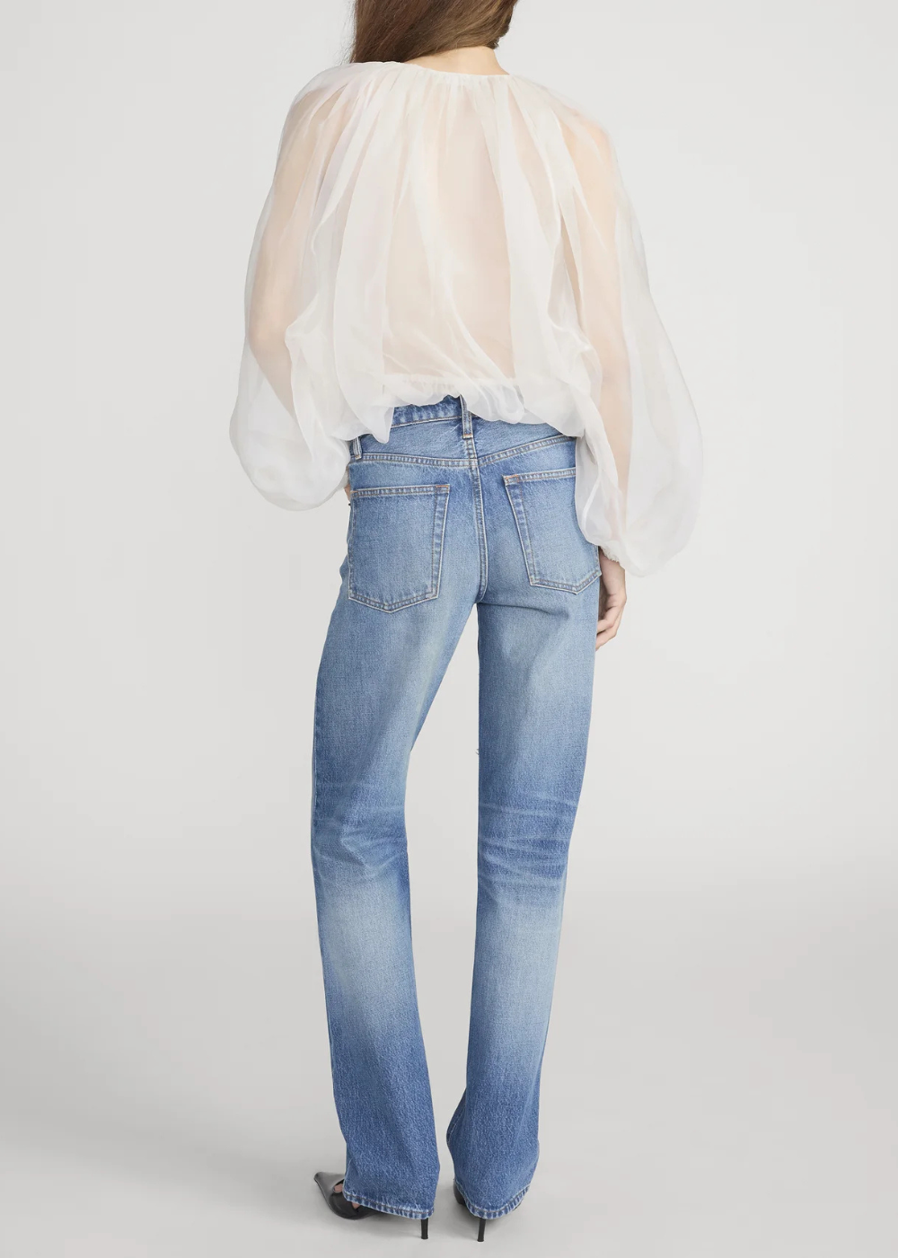 The Shear Balloon Blouse
