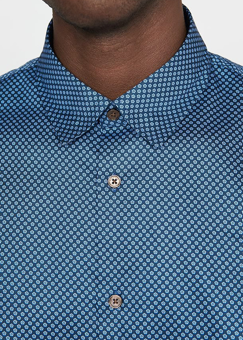 Trostol Button Up Short Sleeve Shirt - Dark navy - Matinique Canada - Danali