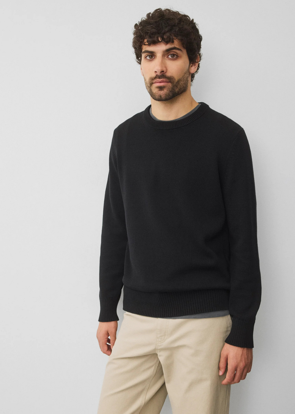 Supima Knit Bantam Crewneck