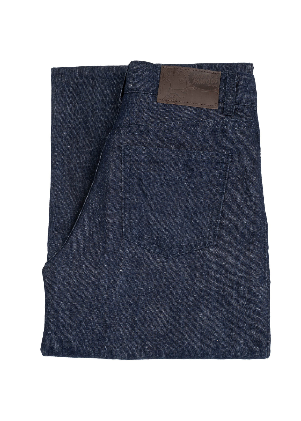 Wide Wild West Linen Blend Jeans