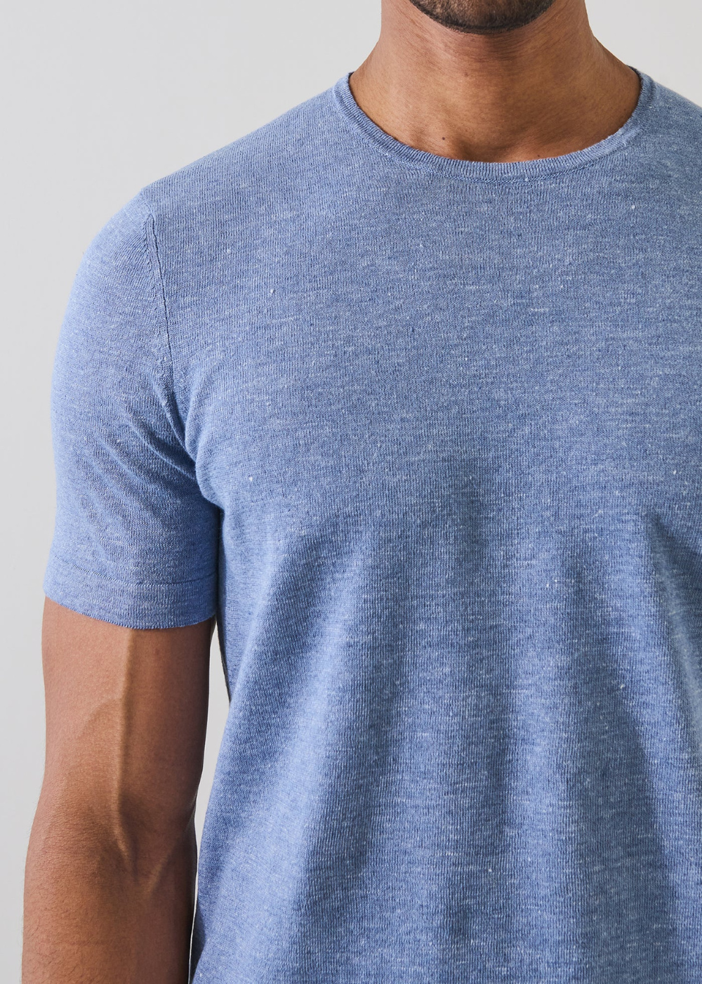 Linen Cotton Crewneck Sweater