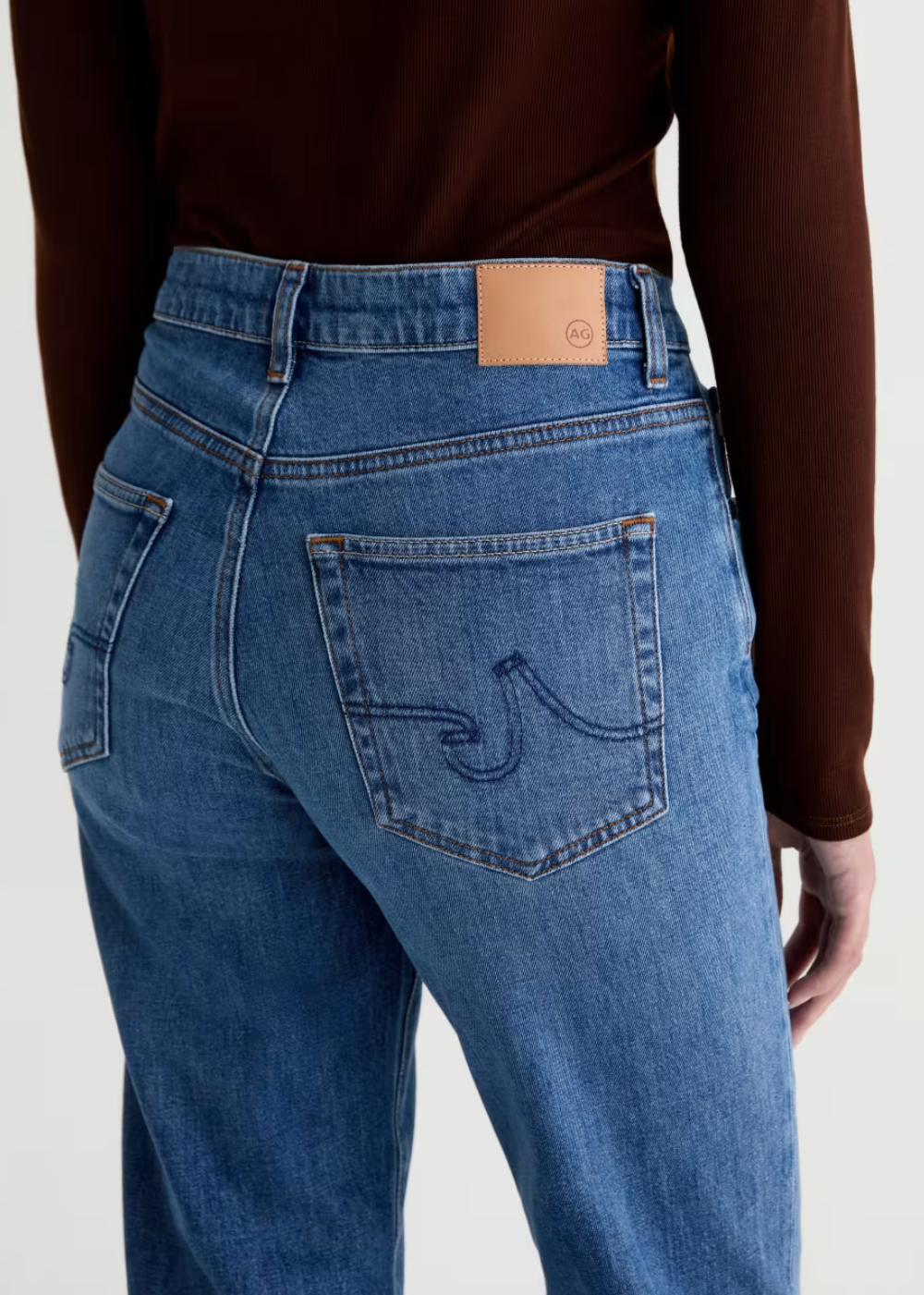 Brinley Mid Rise Straight Jean