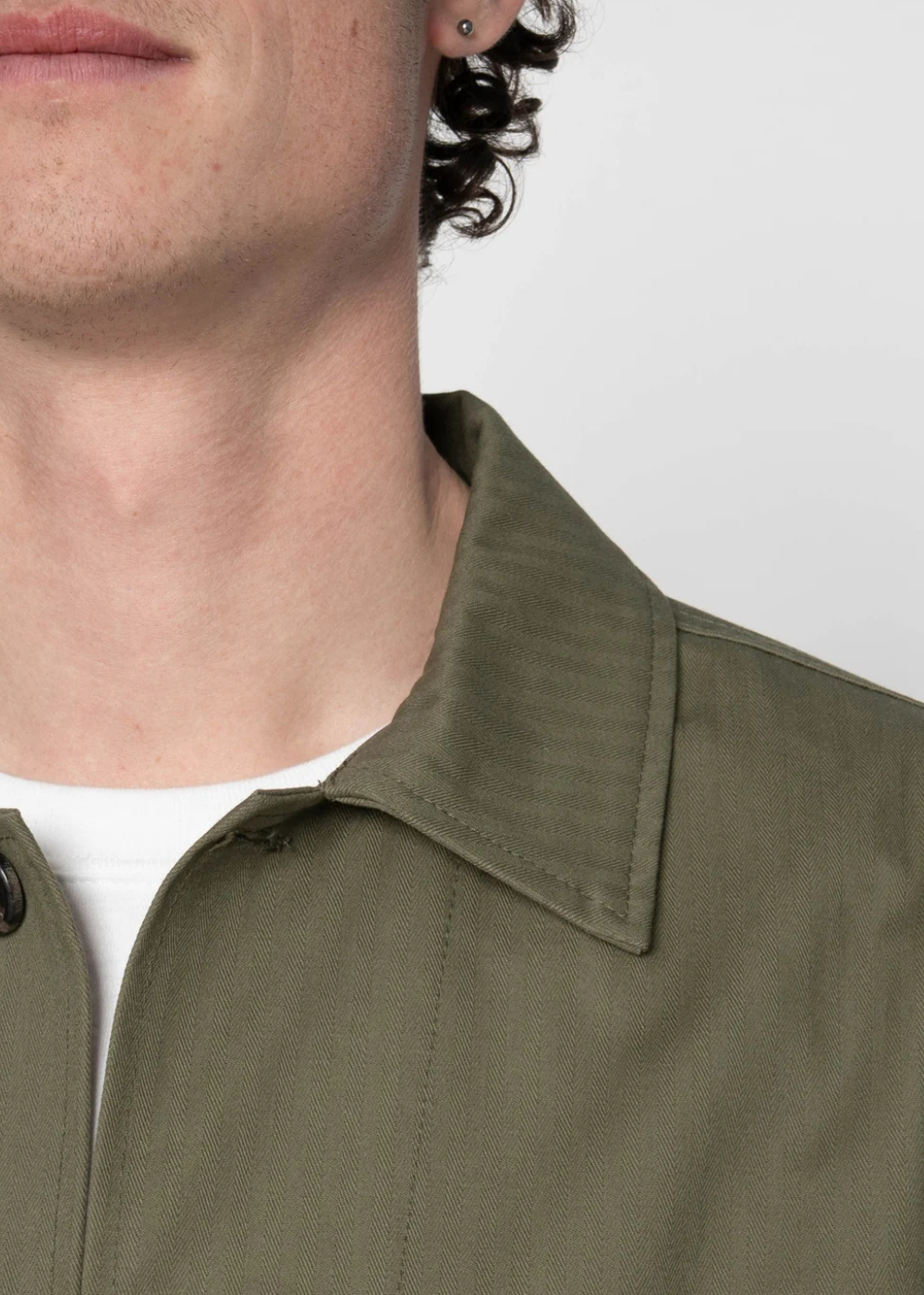 Utility Jacket - 1940s Military Organic Herringbone