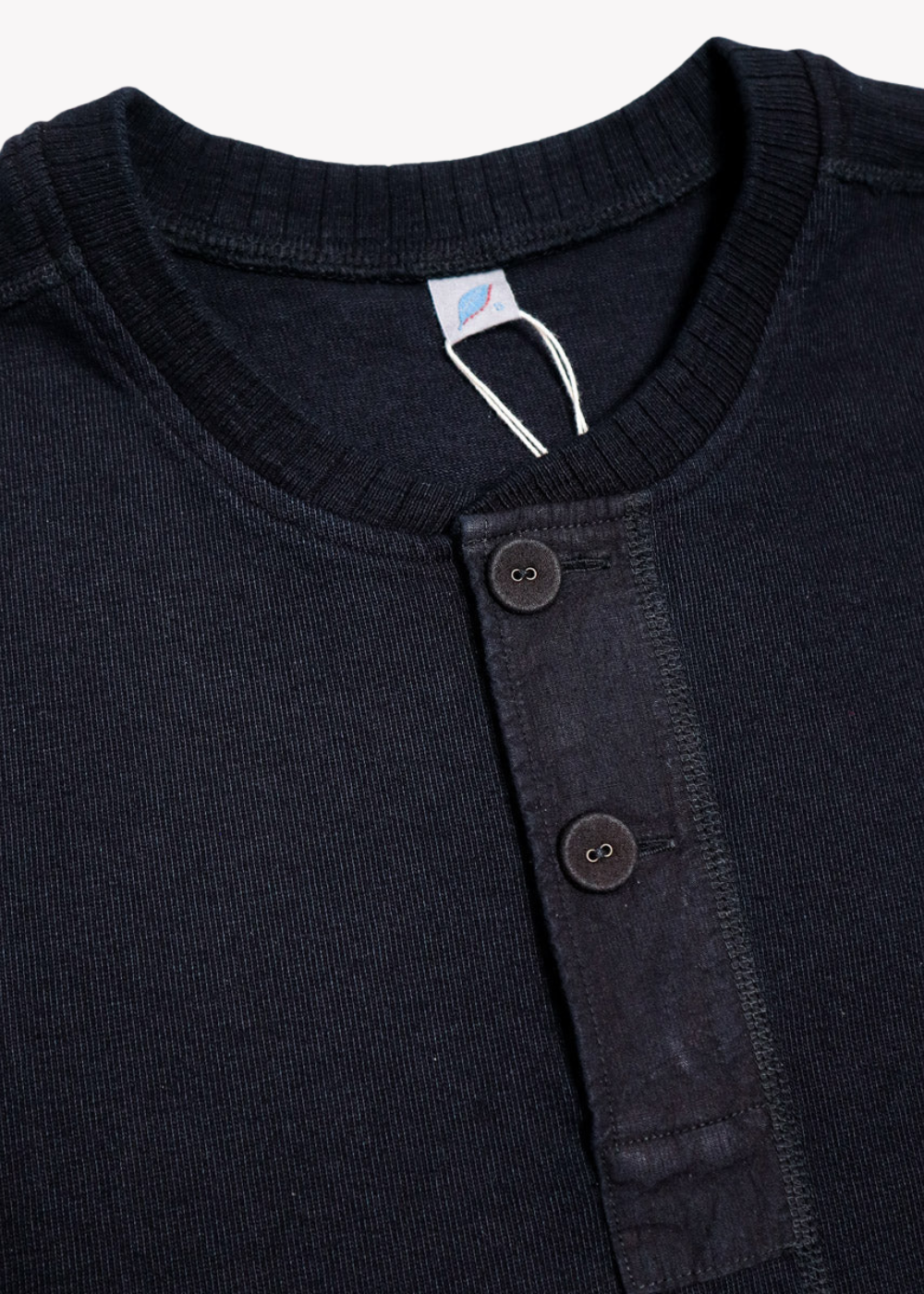 11oz Super Heavy Weight Jersey Henley Sweatshirt