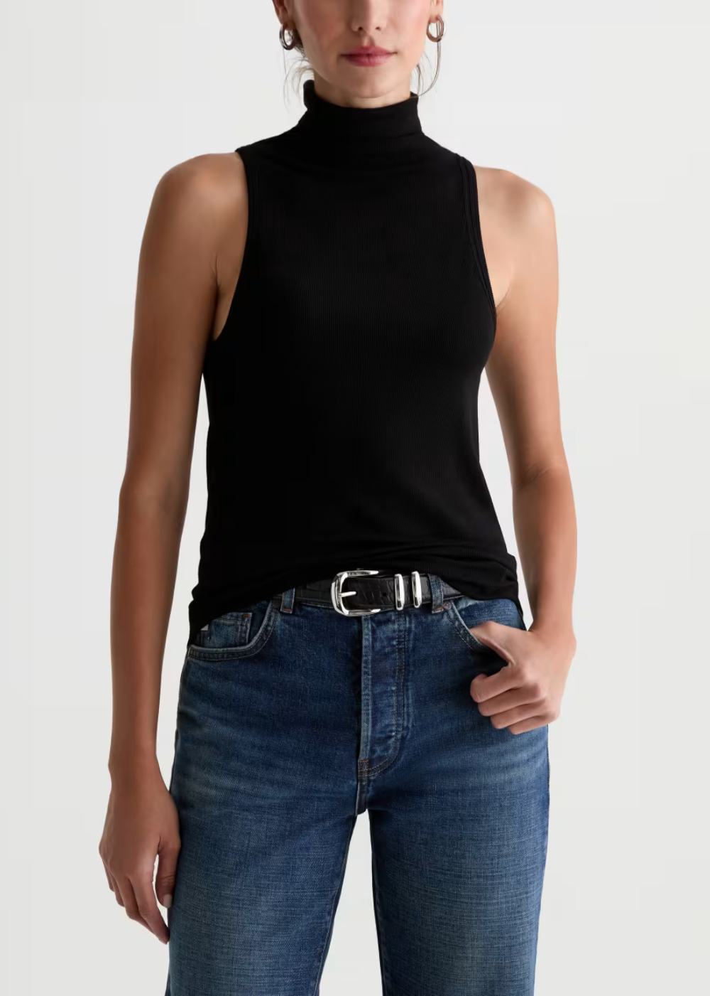 Faey Sleeveless Turtleneck