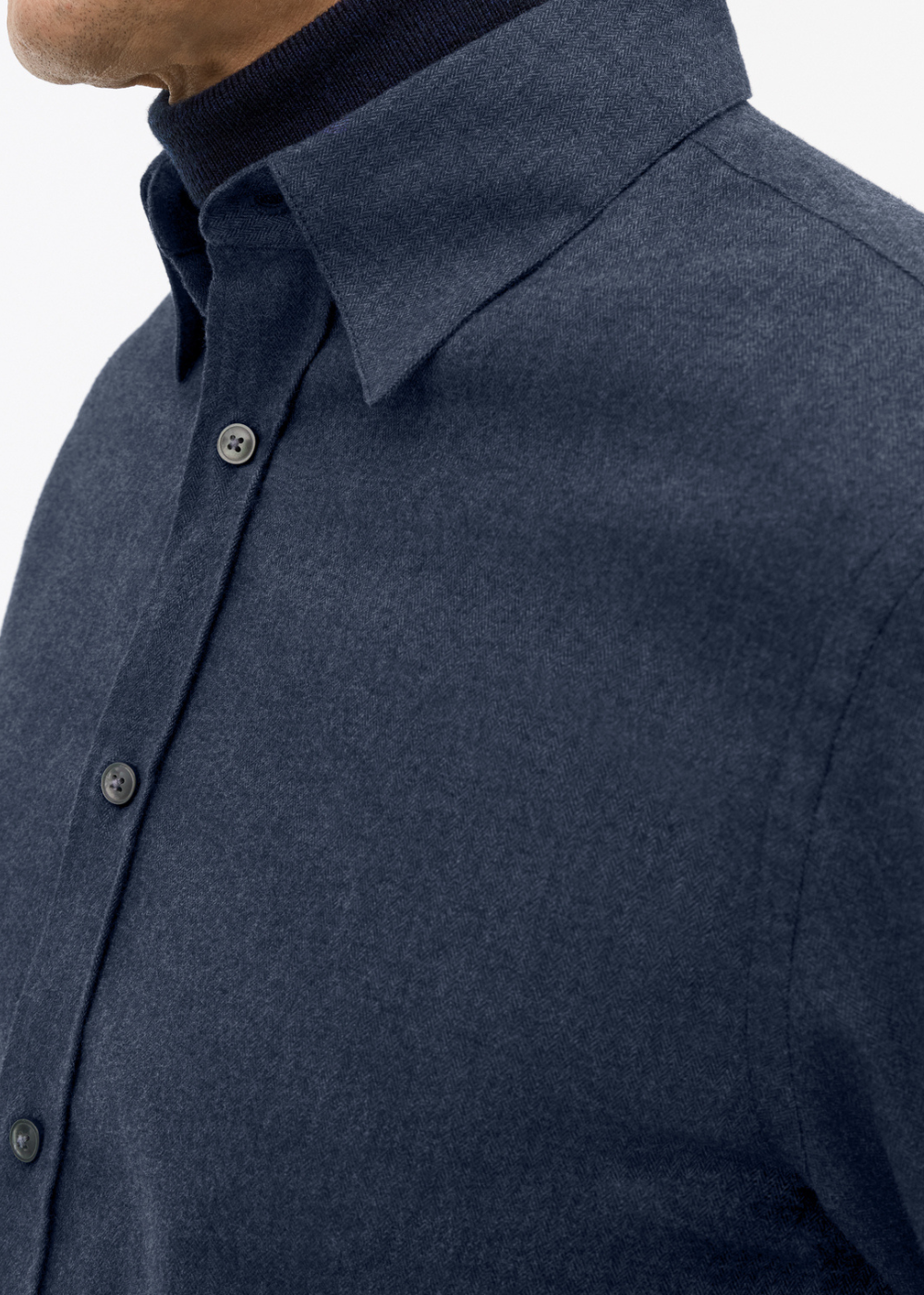 Bjorn Brushed Herringbone Shirt
