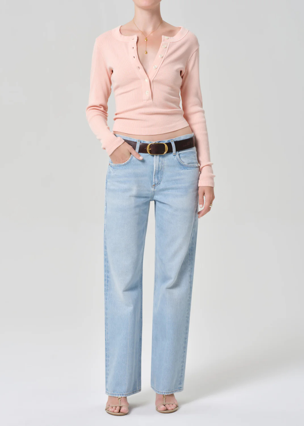Lindz Low Rise Easy Straight Jean
