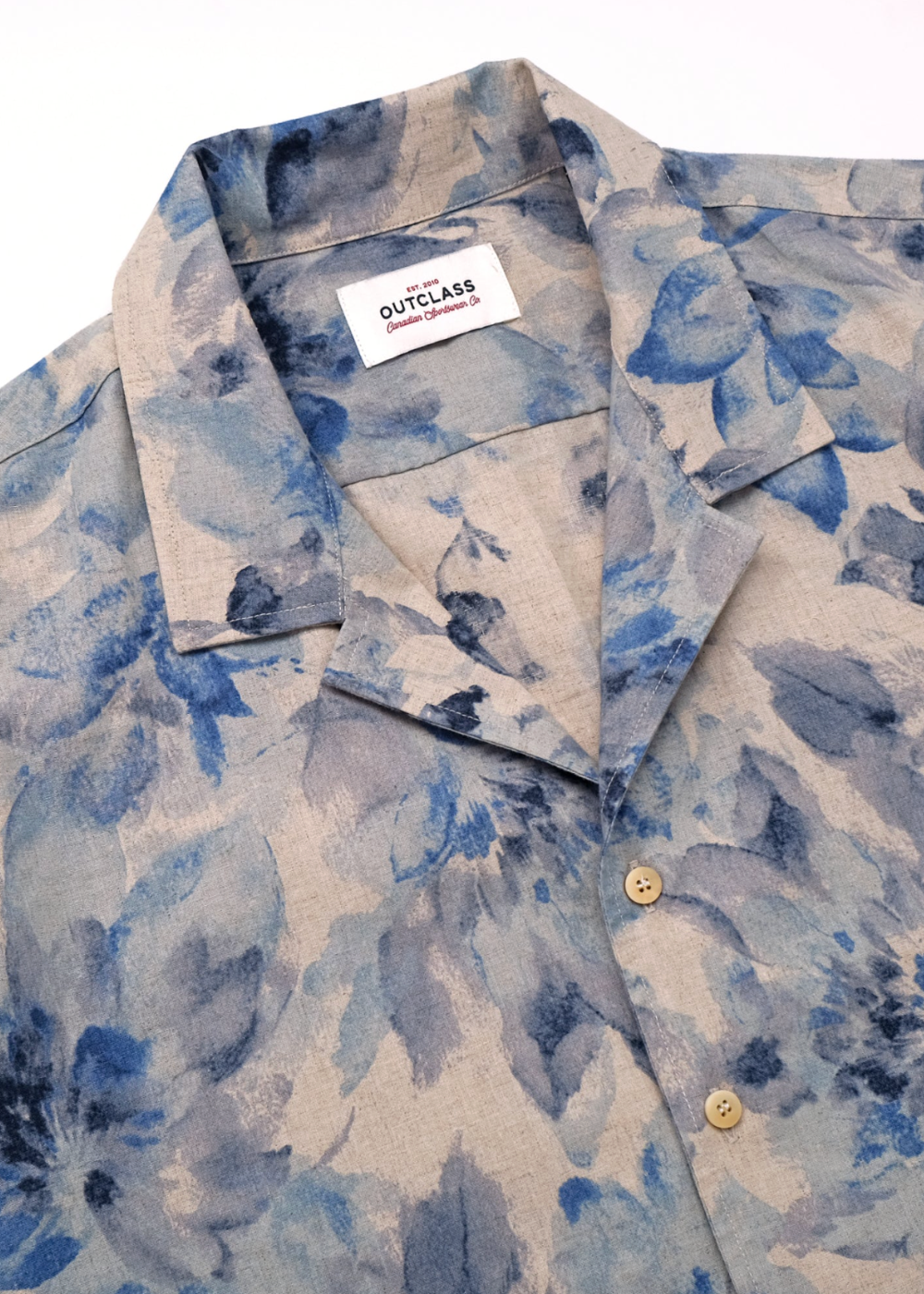 Indigo Bloom Short Sleeve Havana Shirt