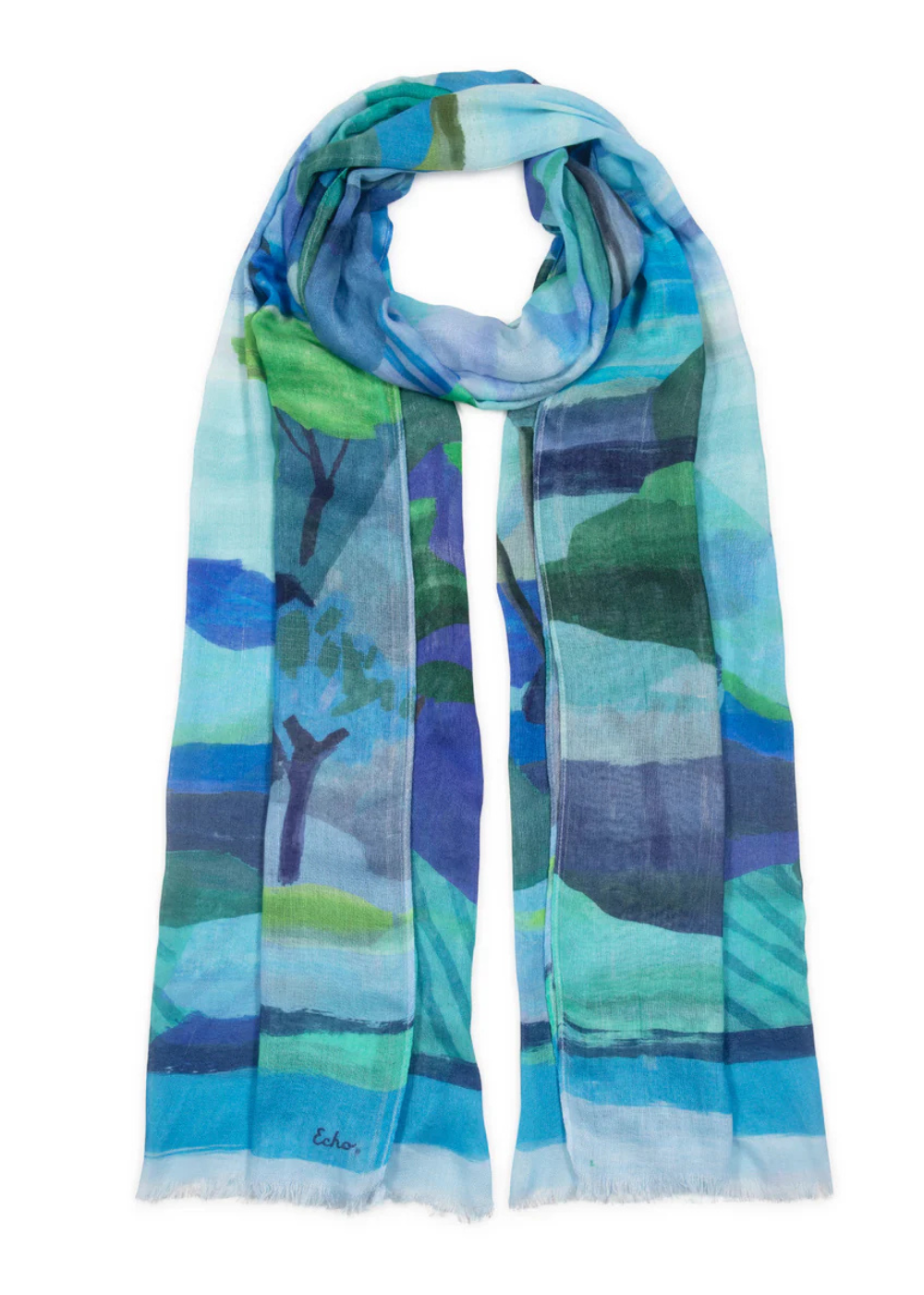 Painterly Landscape Wrap