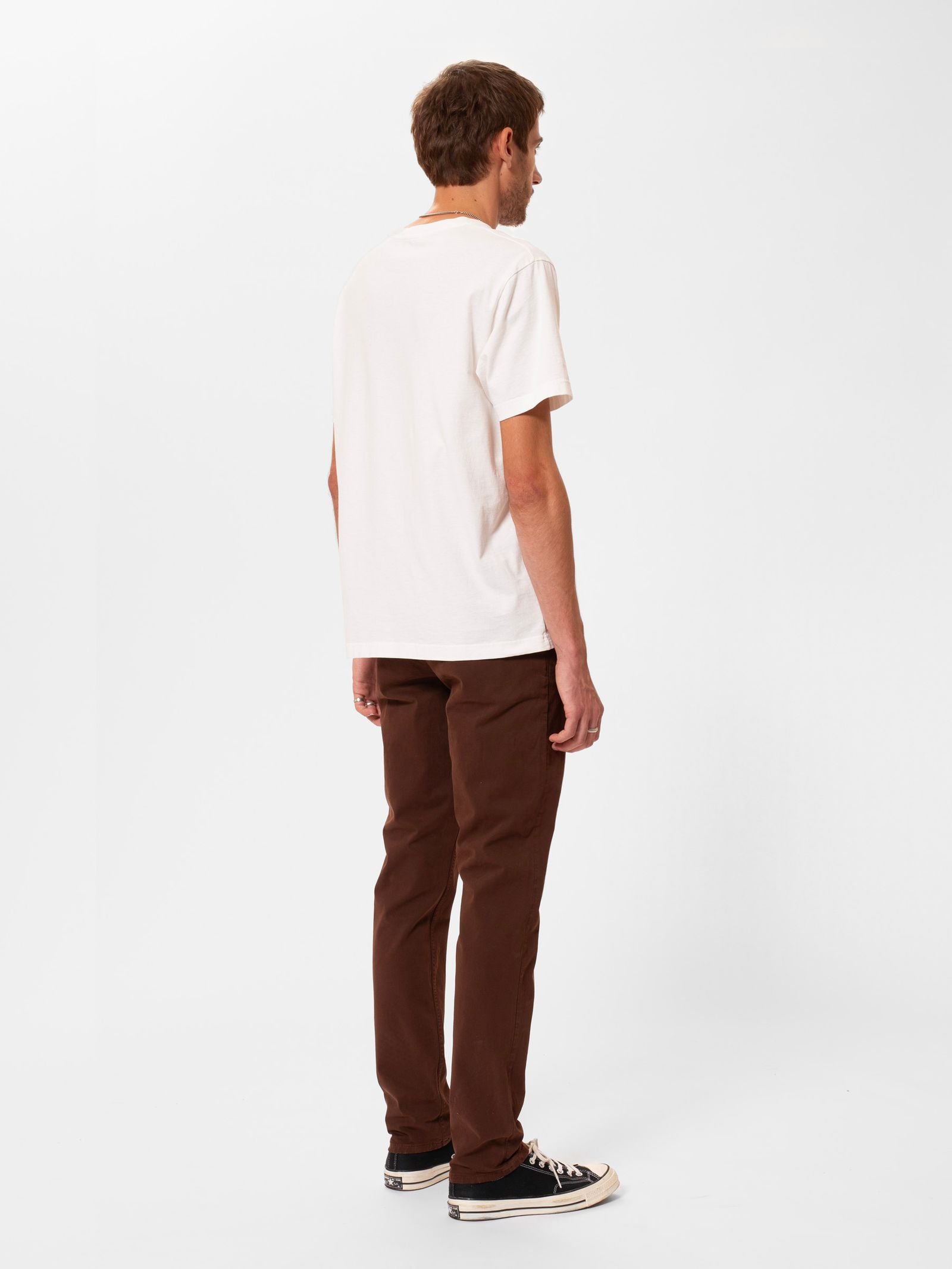 Easy Alvin Chino Pant - Washed Brown - Nudie Jeans - Danali