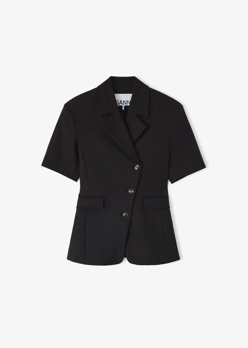 Heavy Cotton Tailoring Short Sleeve Blazer