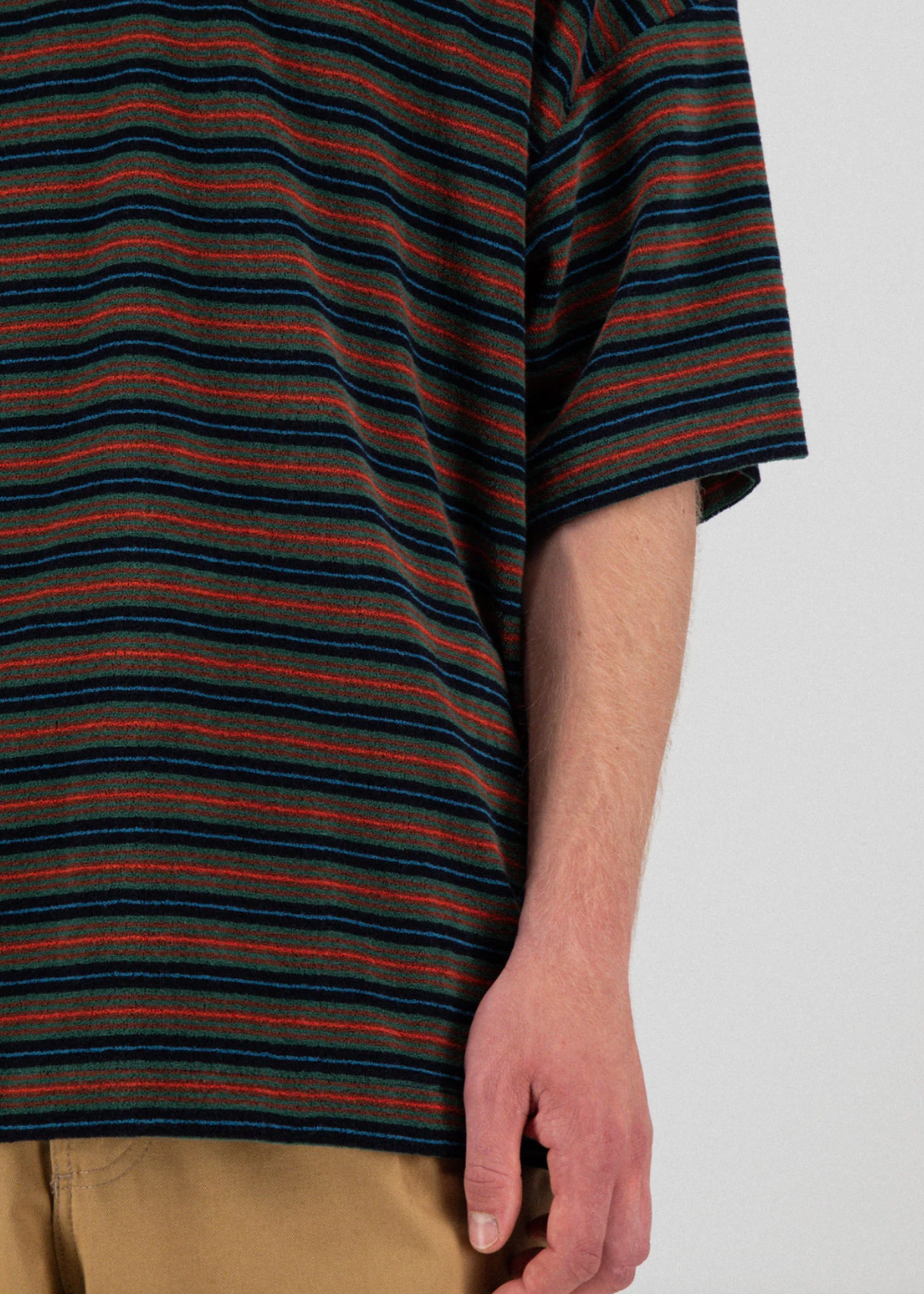 Space Polo Striped Terry
