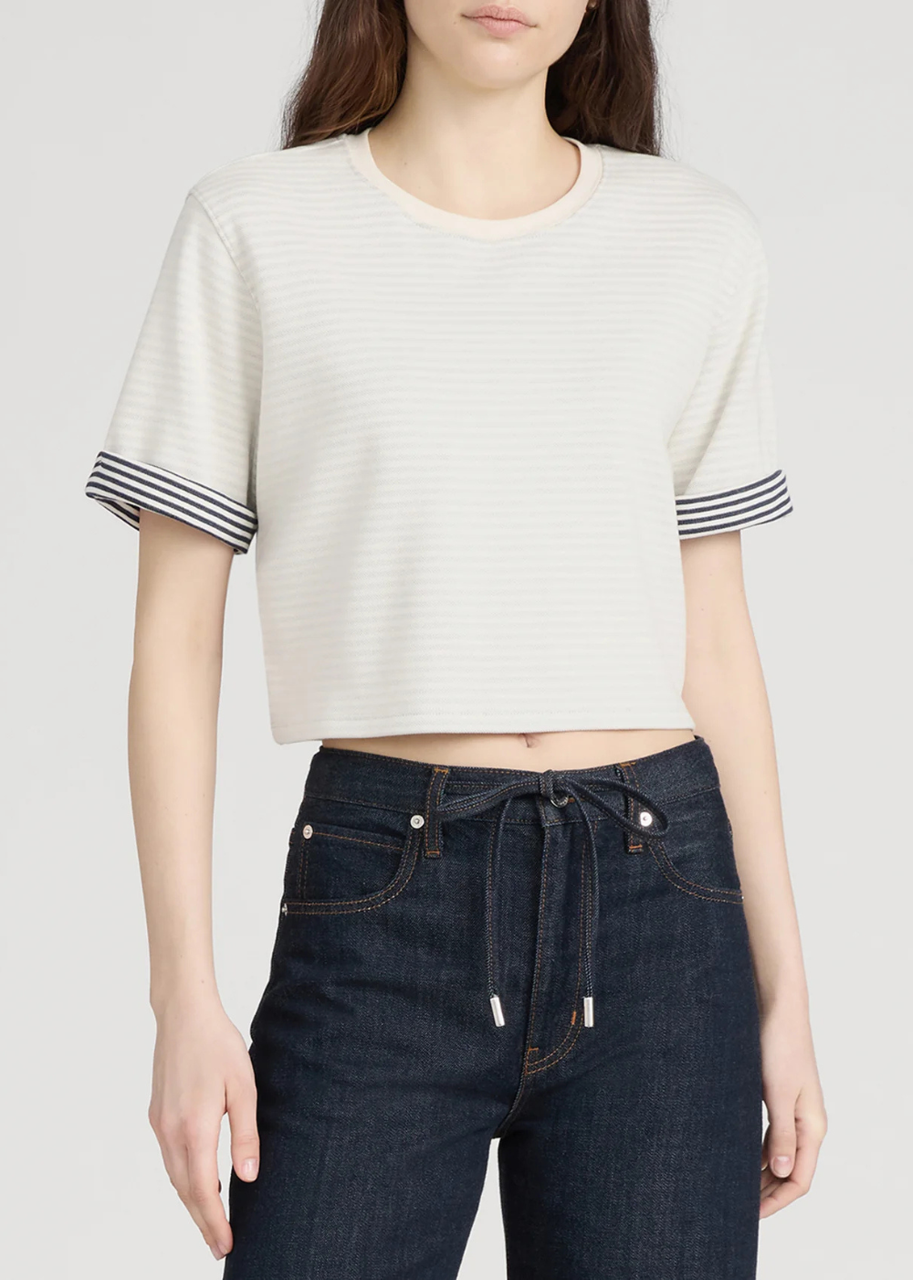 The Stripe Cuff Top