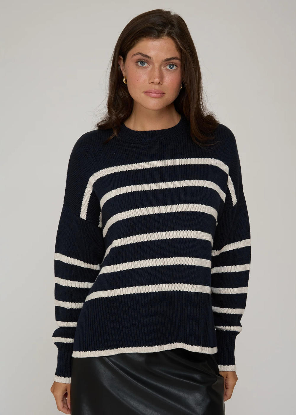Boxy Brenton Stripe Crew