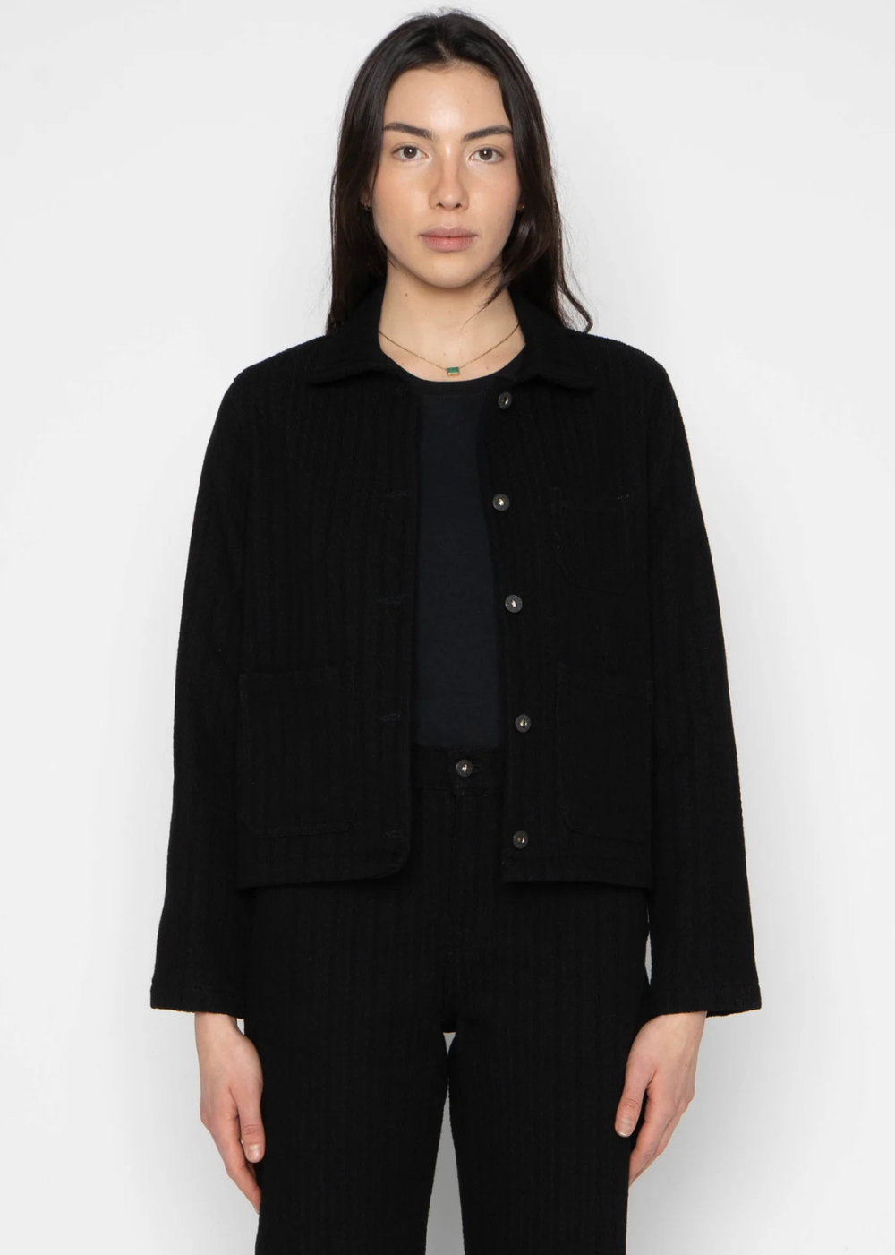 Gracie Jacket - Black Sugiaya