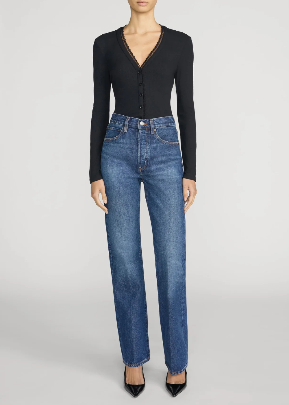 The Rib Trim Cardi