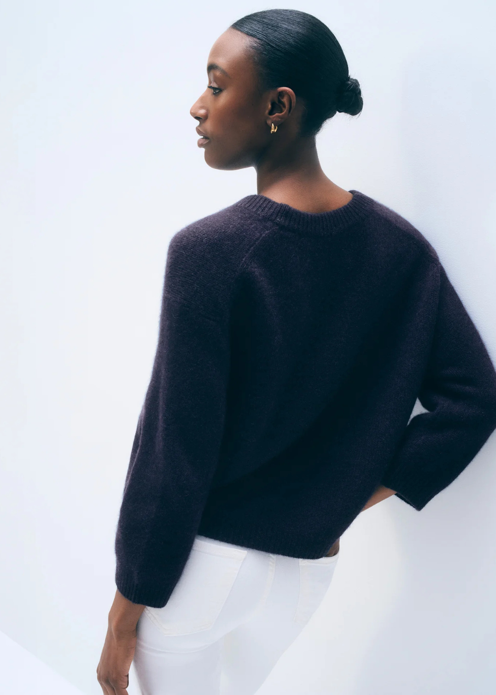 Featherweight Cashmere Scoop Tee