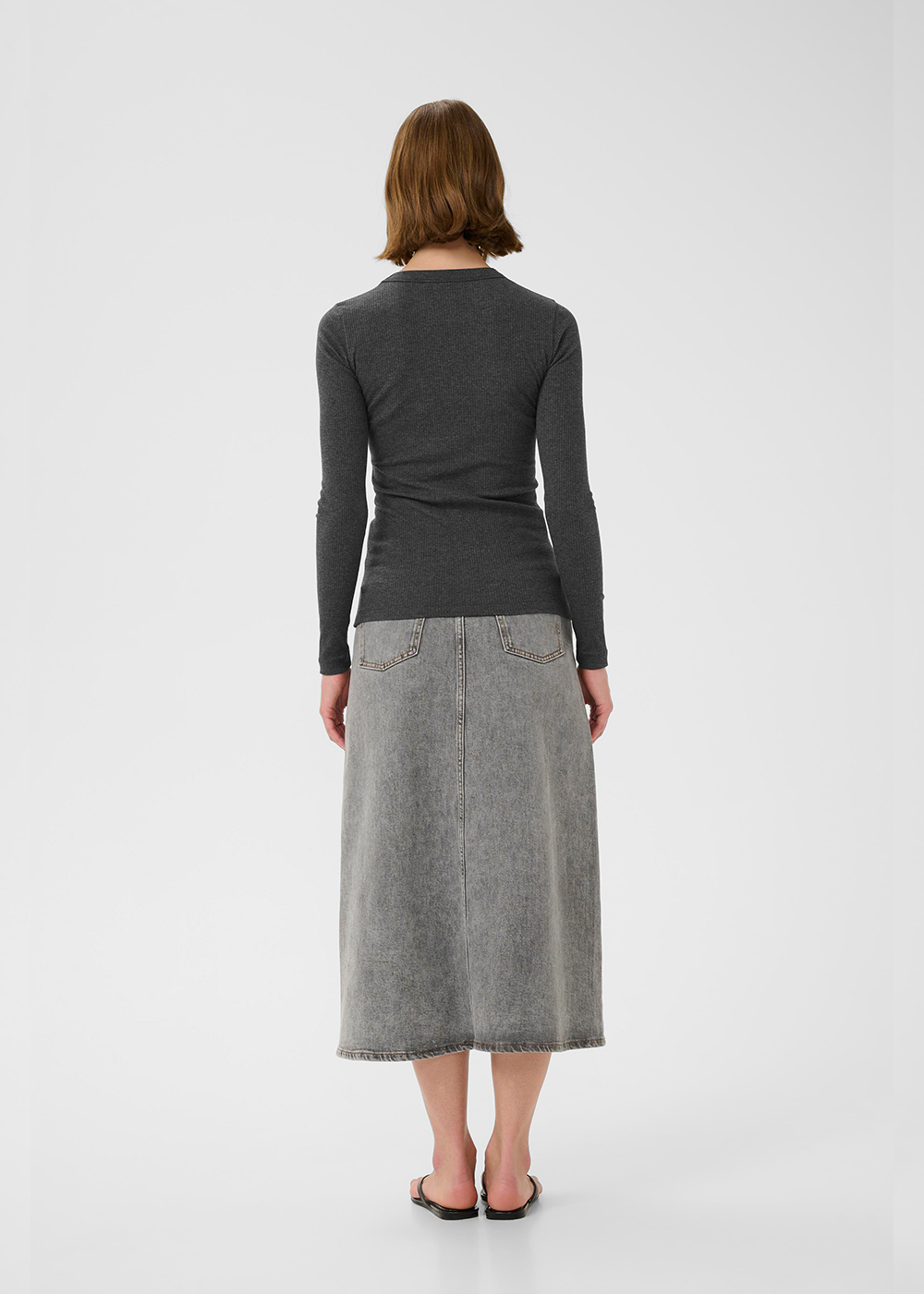 Dagna Melange Long Sleeve T-Shirt