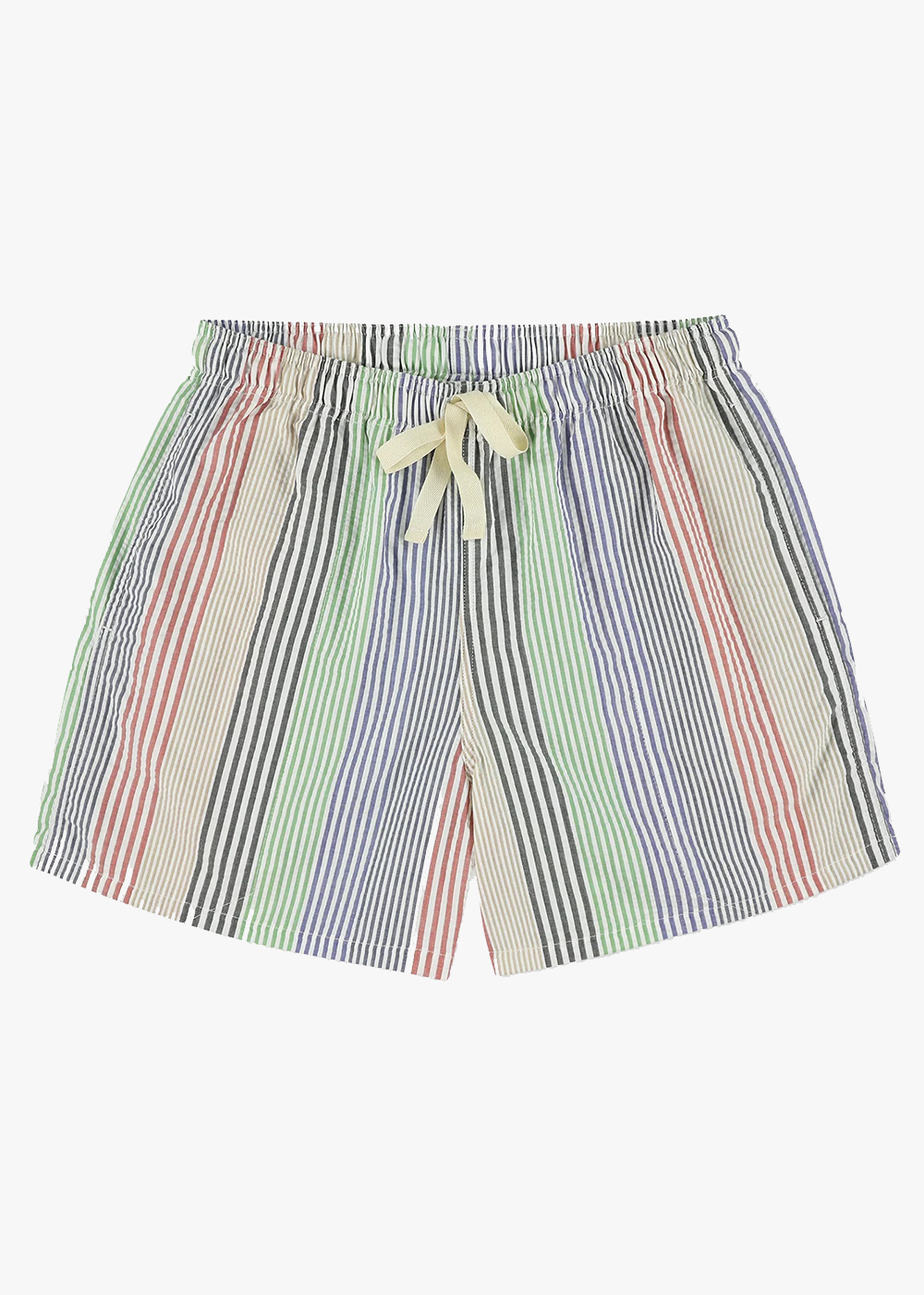 Private Stripe Seersucker Shorts - Stripe Mix - Howlin' Knitwear - Danali Canada