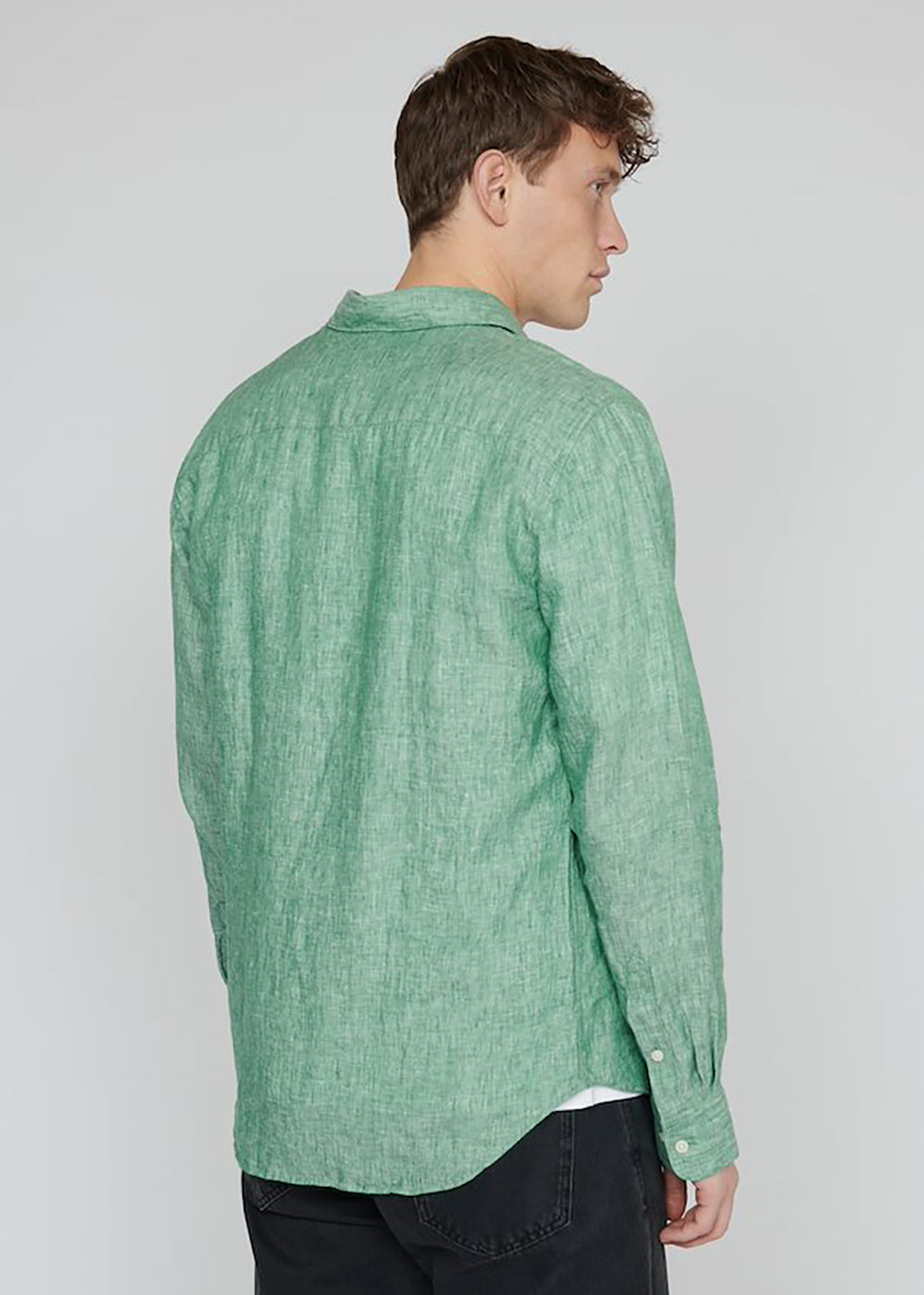 Marc Linen Long Sleeve Shirt - Pine Green - Matinique Canada - Danali
