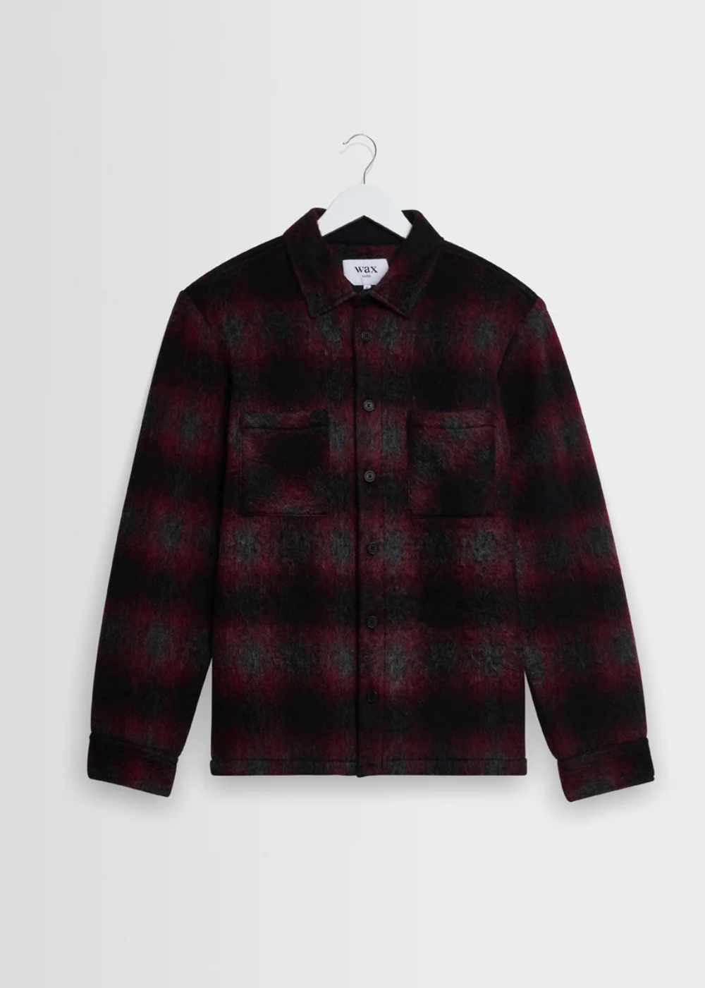 Whiting Overshirt Elm Wool Blend Check