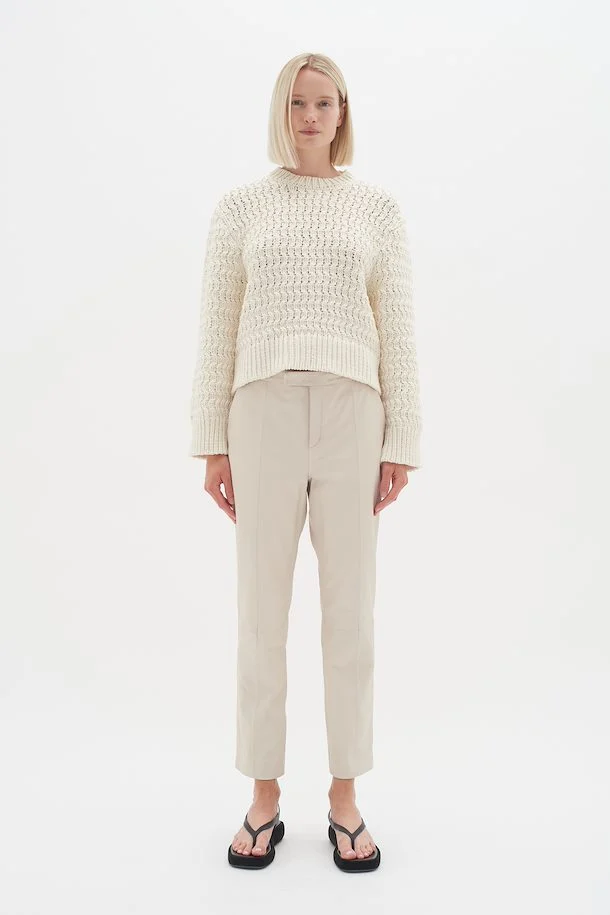 Magga Knitted Sweater - Vanilla/Off White - InWear - Danali