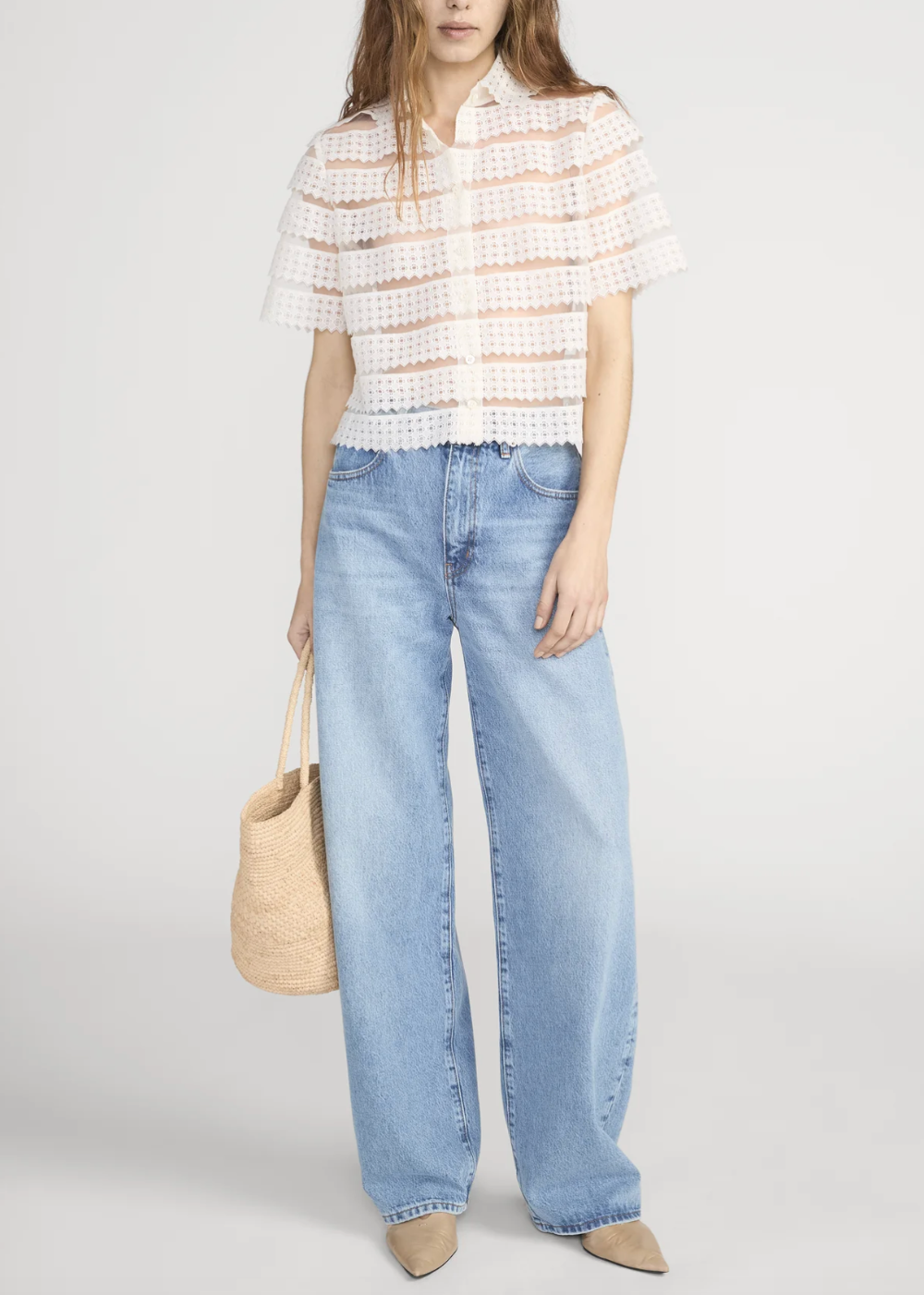 The Lattice Crochet Blouse