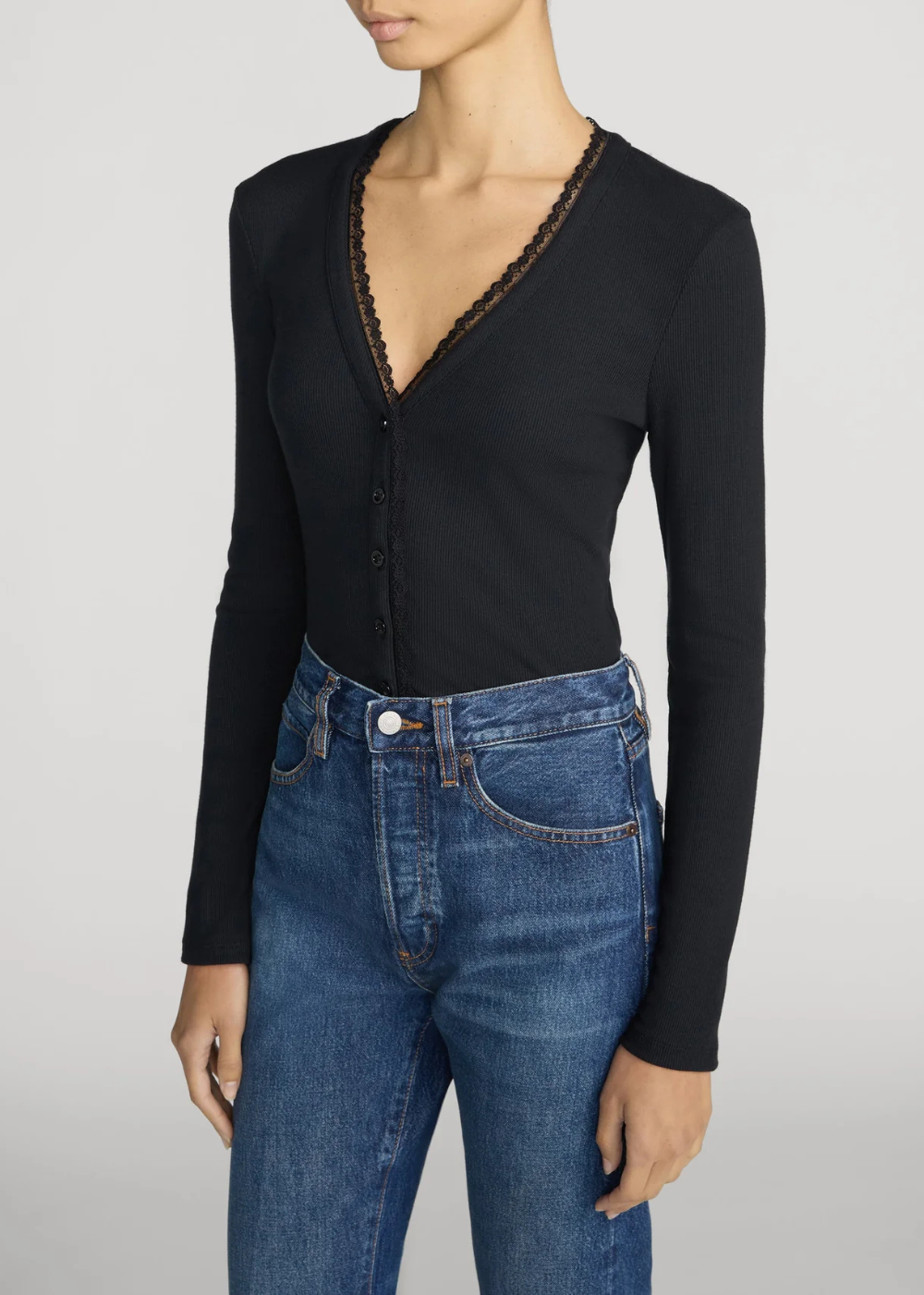 The Rib Trim Cardi
