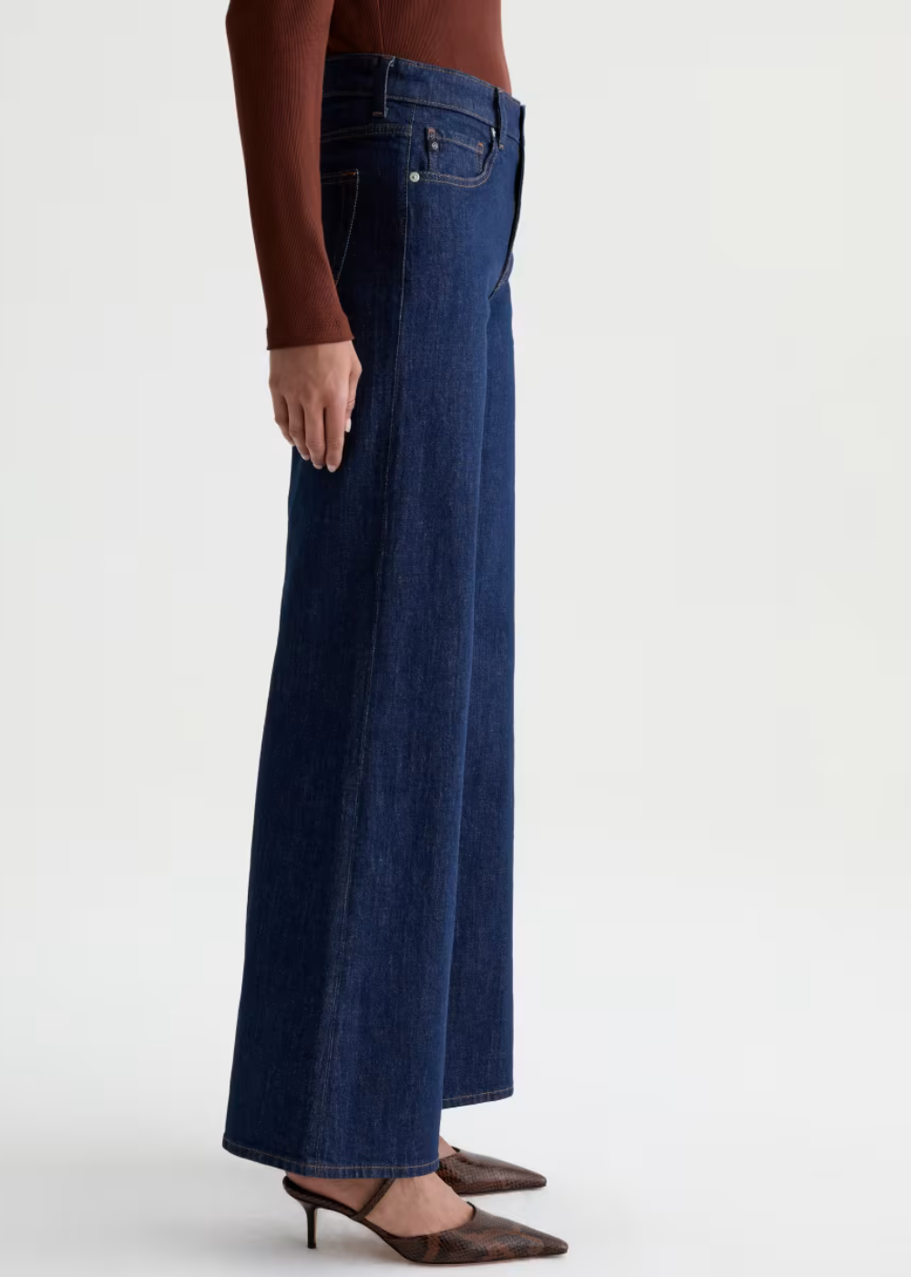 Saige High Rise Wide Leg Jean