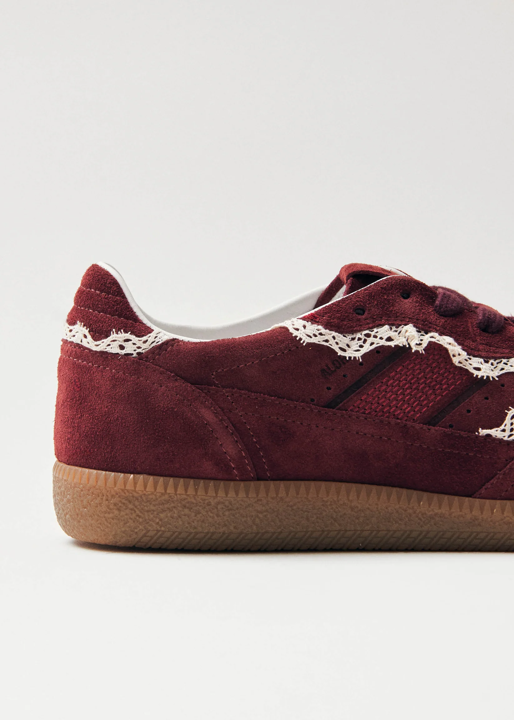 Tb. 490 Crochet Burgundy Leather Sneakers