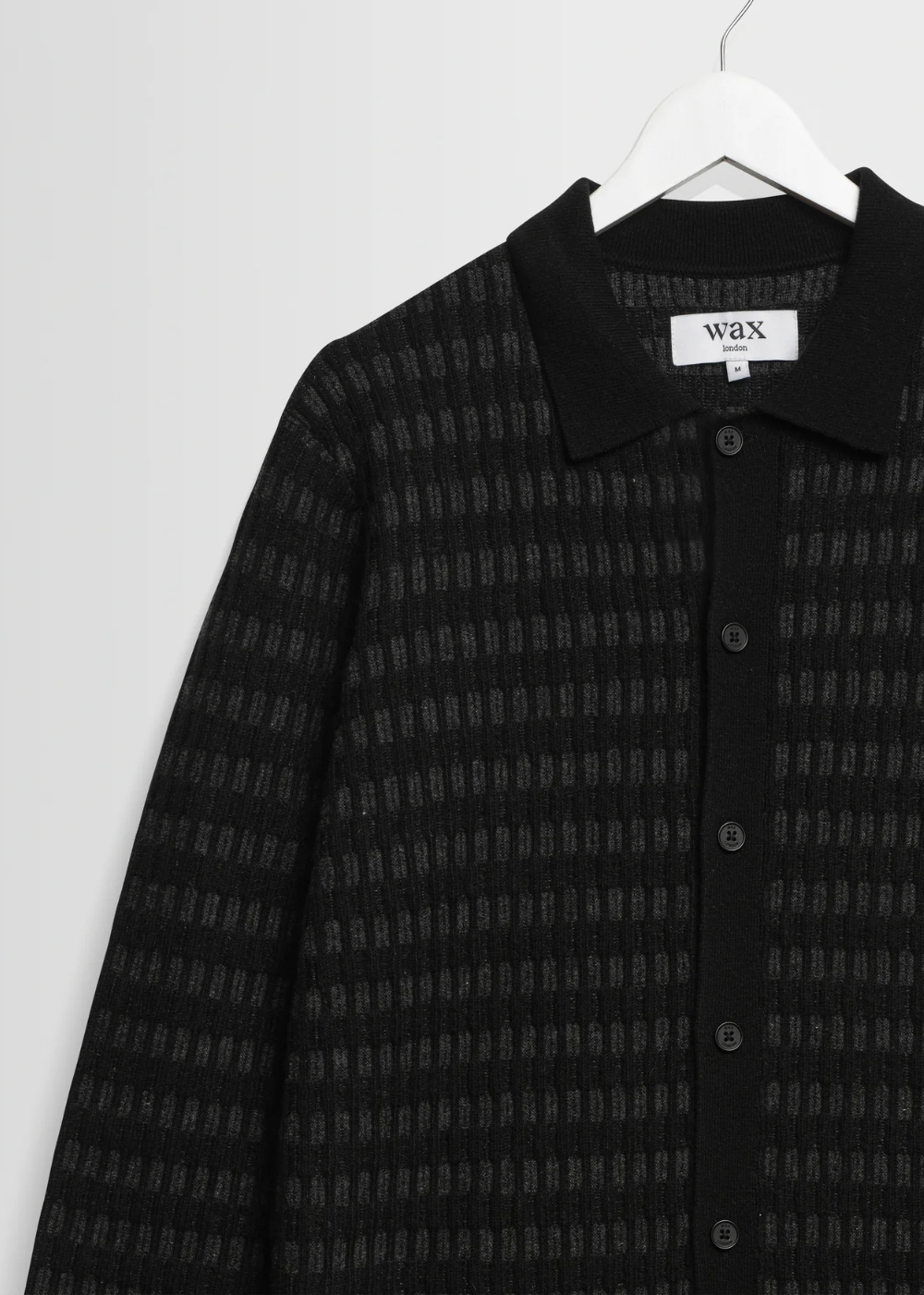 Tristan L/S Polo Wool Blend Rib Check
