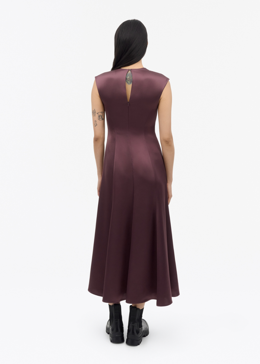 Astrid Sustainable Satin Dress