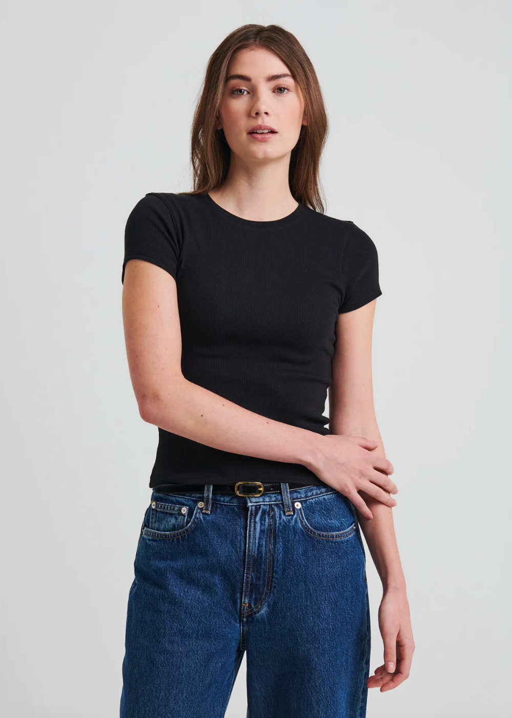 Cotton Modal Rib Baby Tee