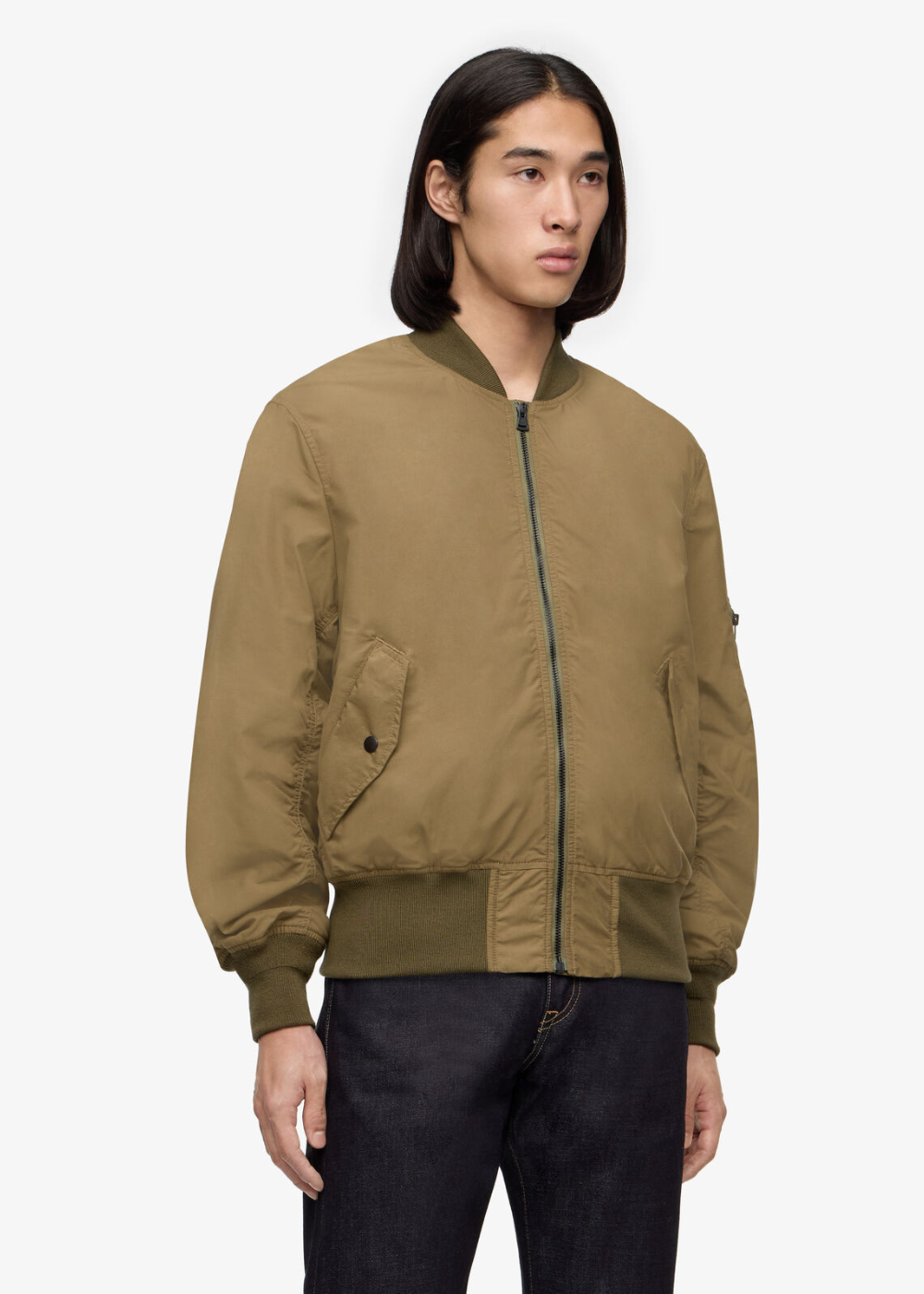 Cotton Silk MA-1 Jacket