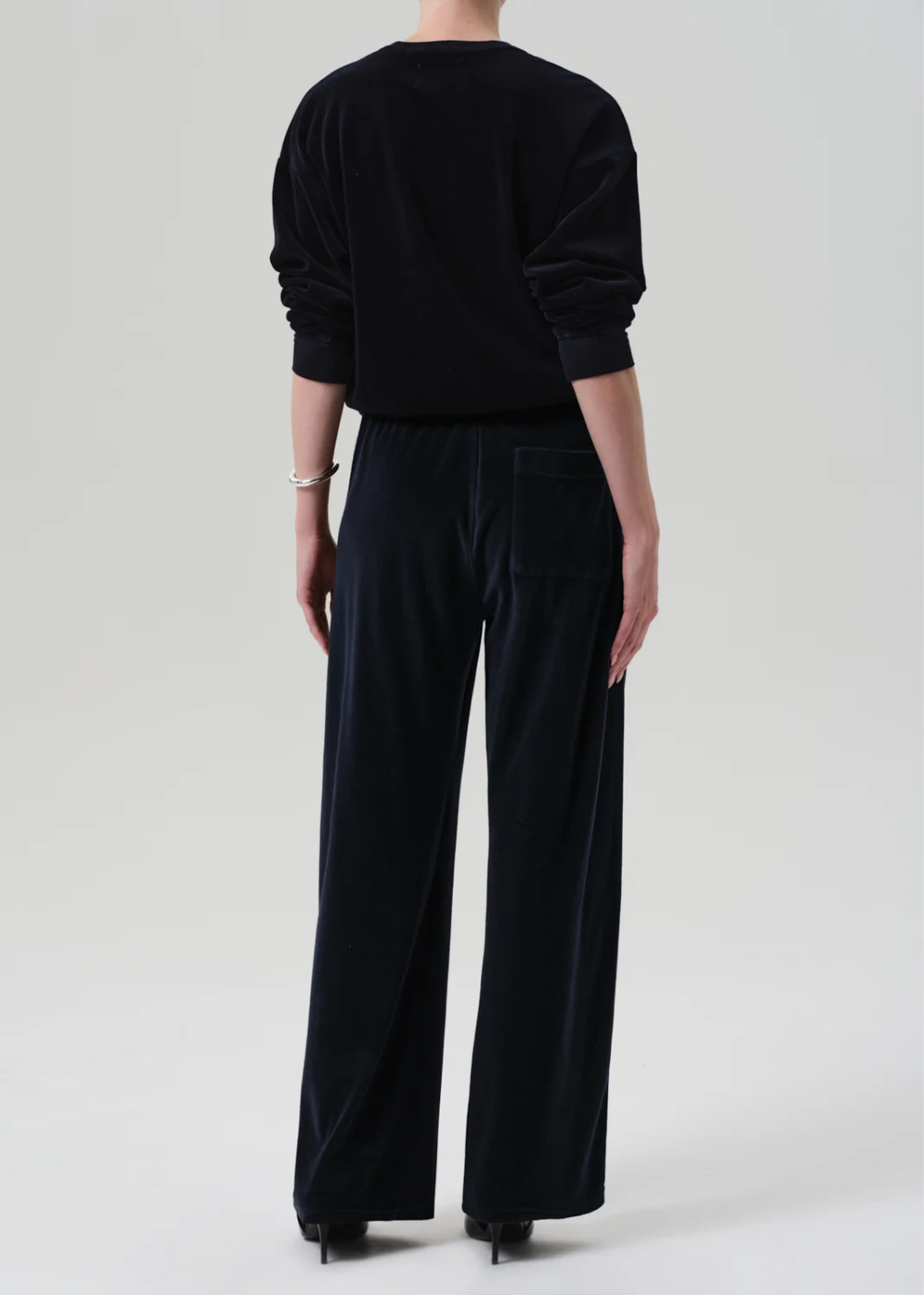 Brynn Drawstring Velour Pant
