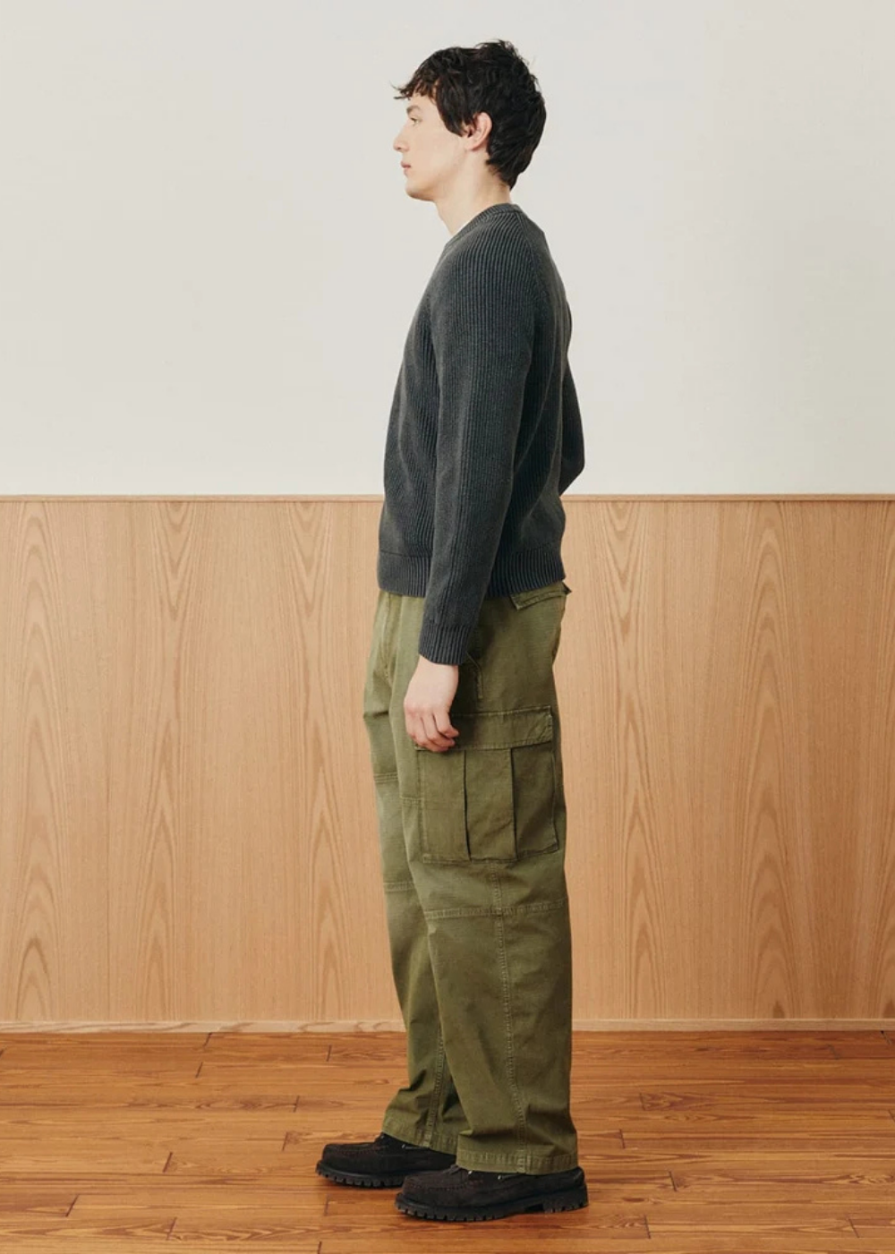 Washed Cotton Crewneck