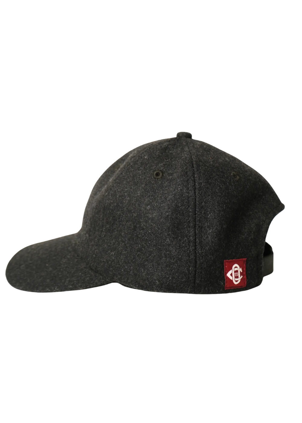 Charcoal Wool Field Cap OS