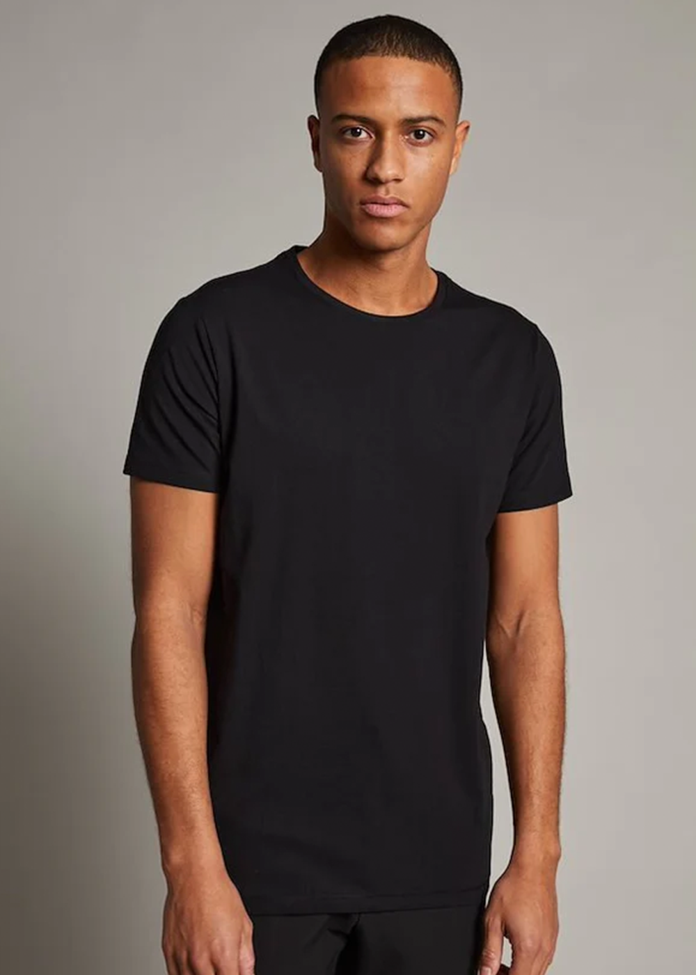 Jermalink Cotton Stretch T-Shirt - Black - Matinique Canada - Danali