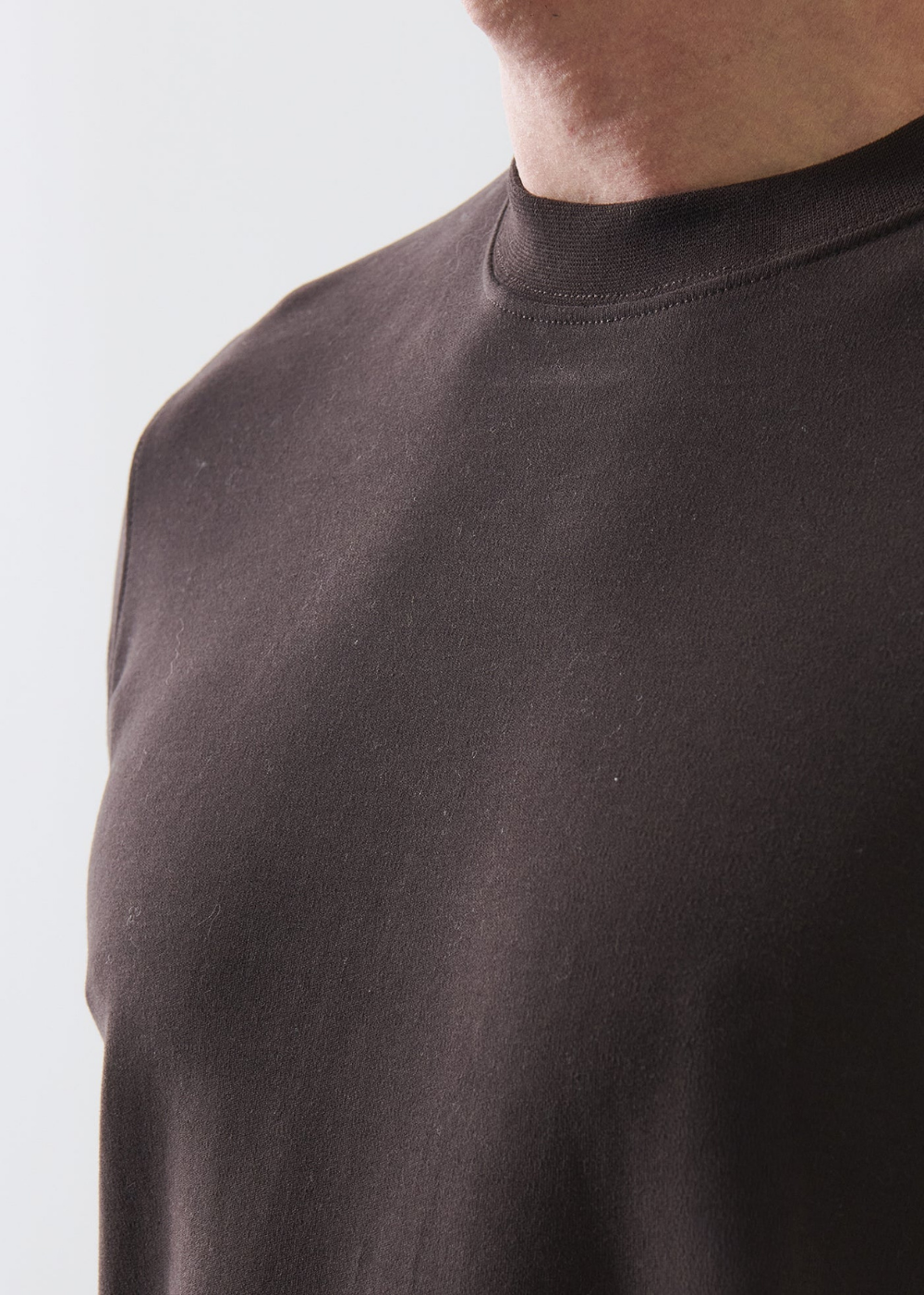 Pima Stretch Heavyweight Crew T-Shirt