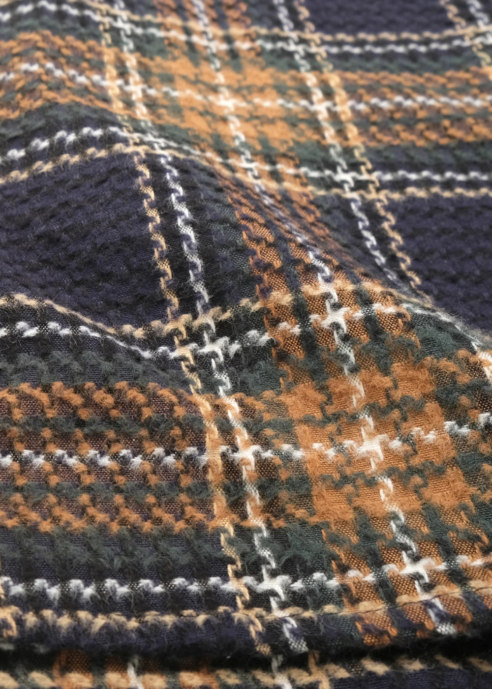 Houndstooth Tartan Blanket Easy Shirt