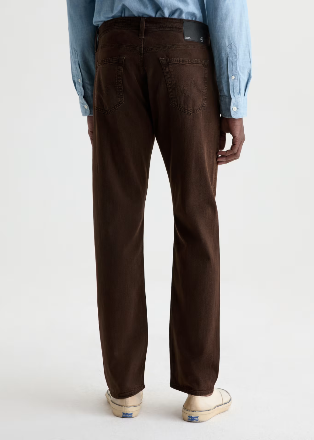 Everett Slim Straight Linen Pant