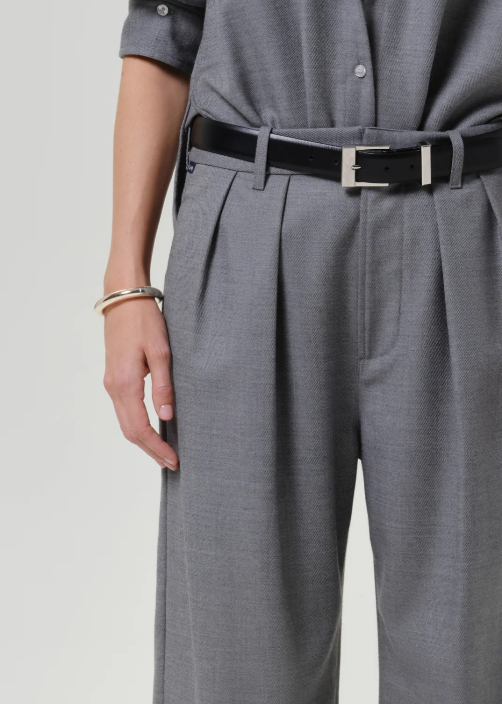 Ines Felted Wool Trouser