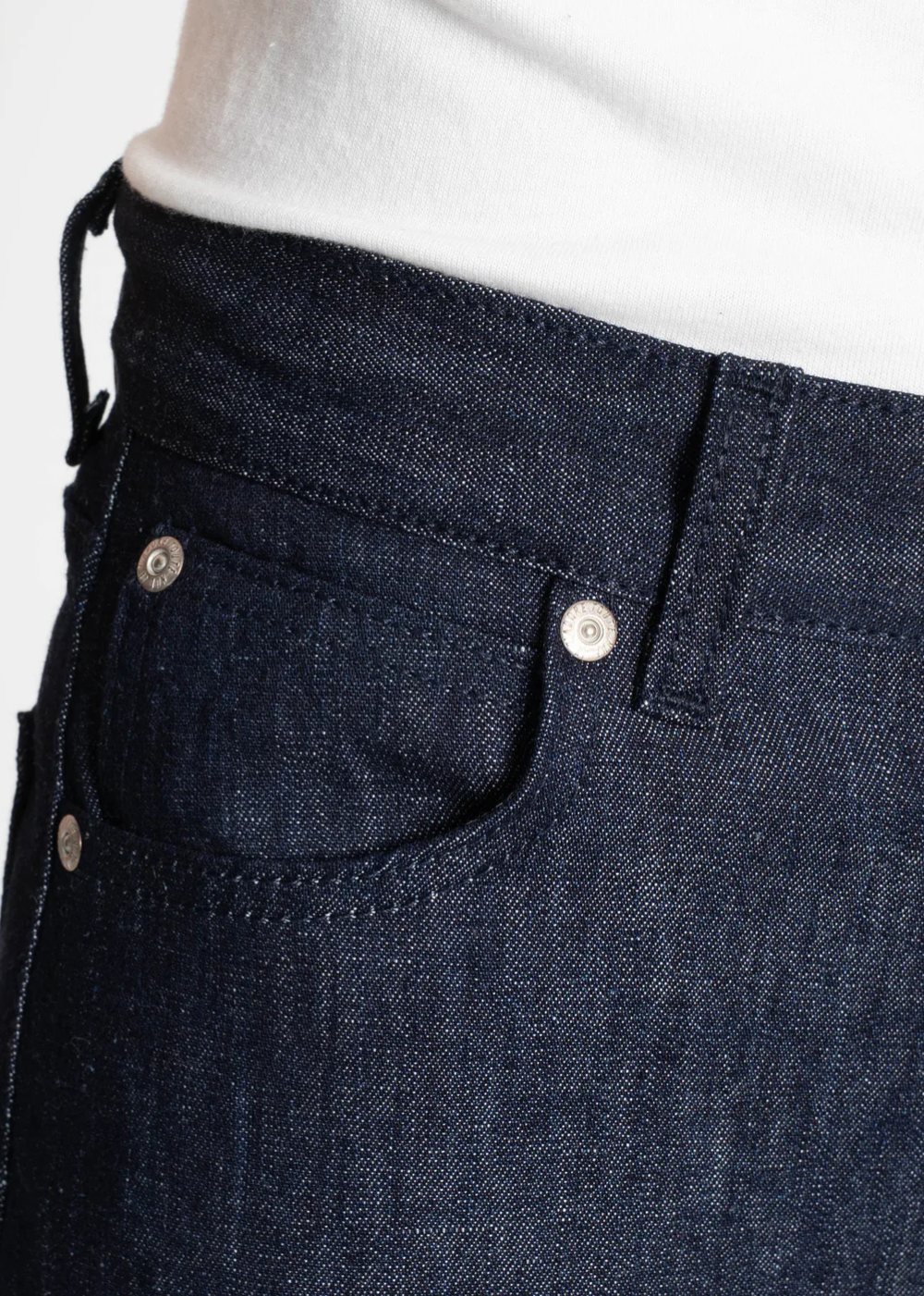 Wide Wild West Linen Blend Jeans