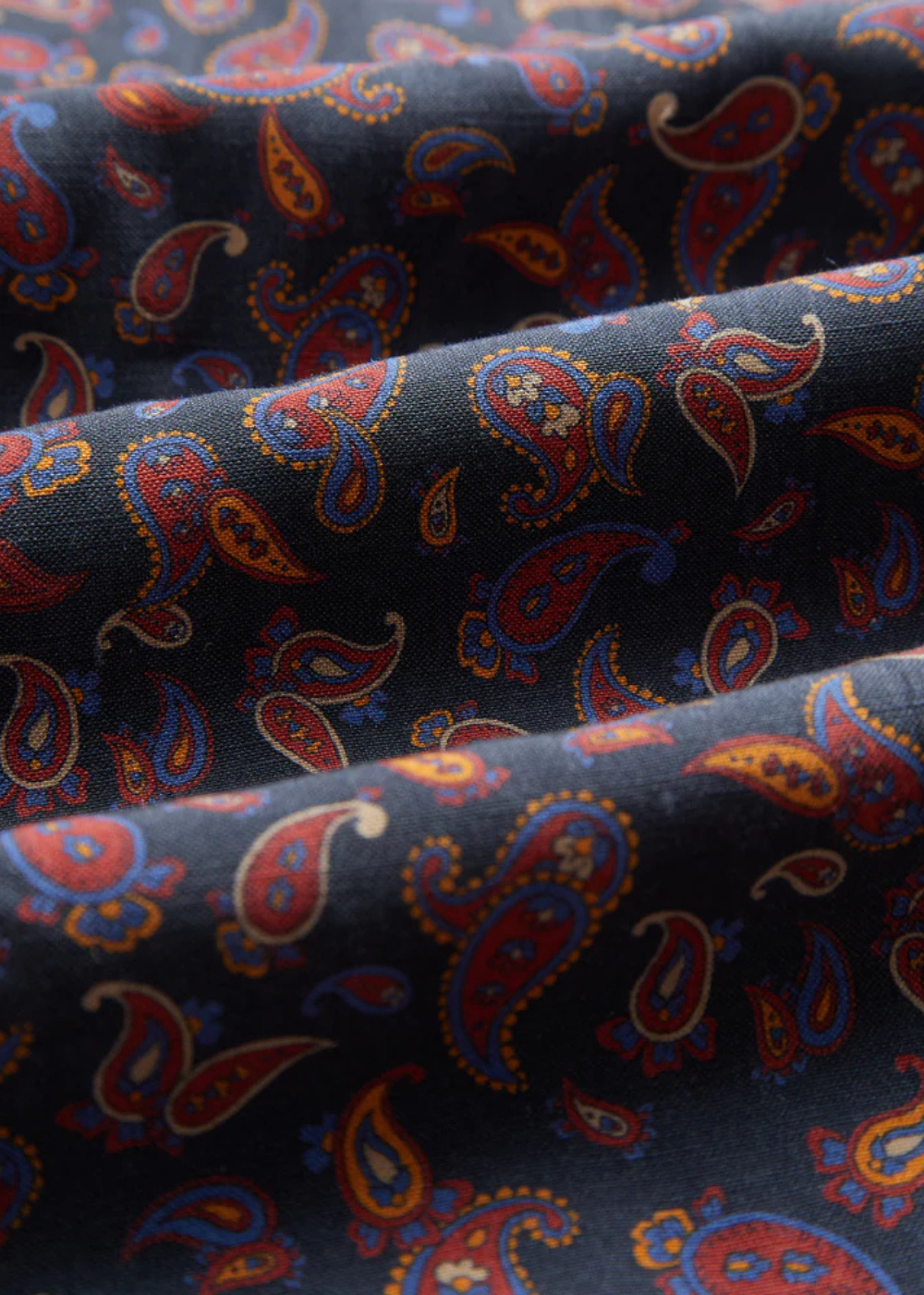 Paisley Silk Linen Shirt