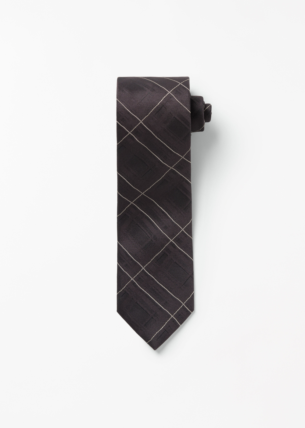 Septa Jacquard Windowpane Tie