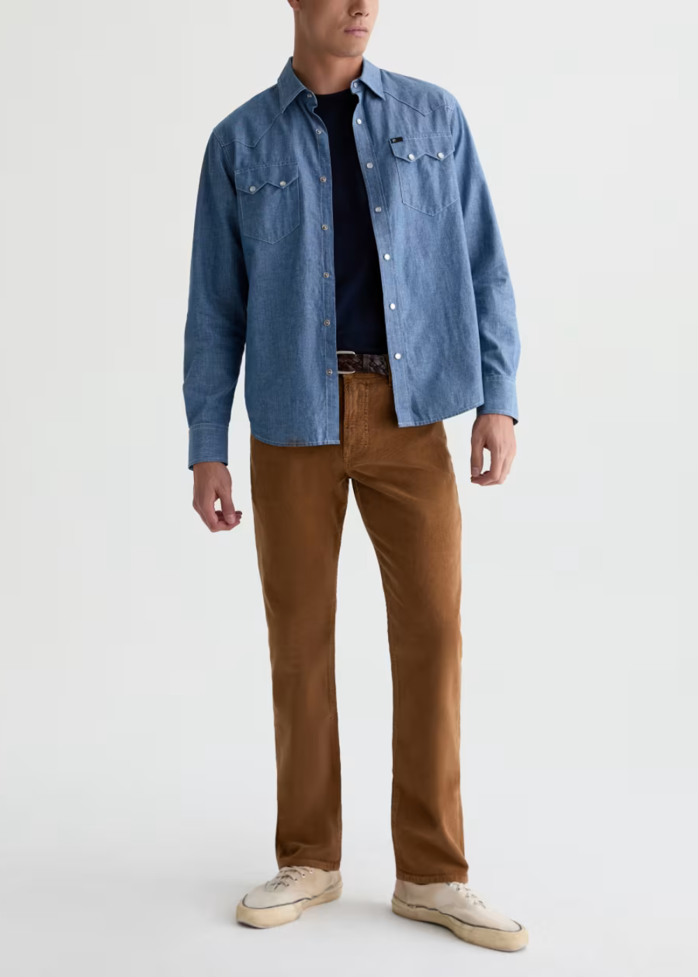 Everett Slim Straight Cordurouy Pant