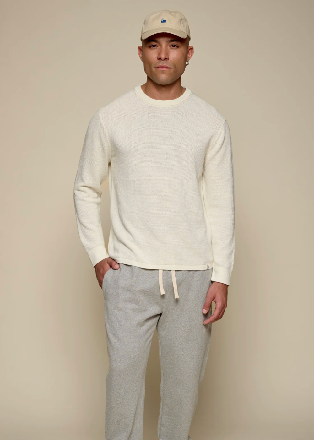 Lightweight Waffle Knit Sweater