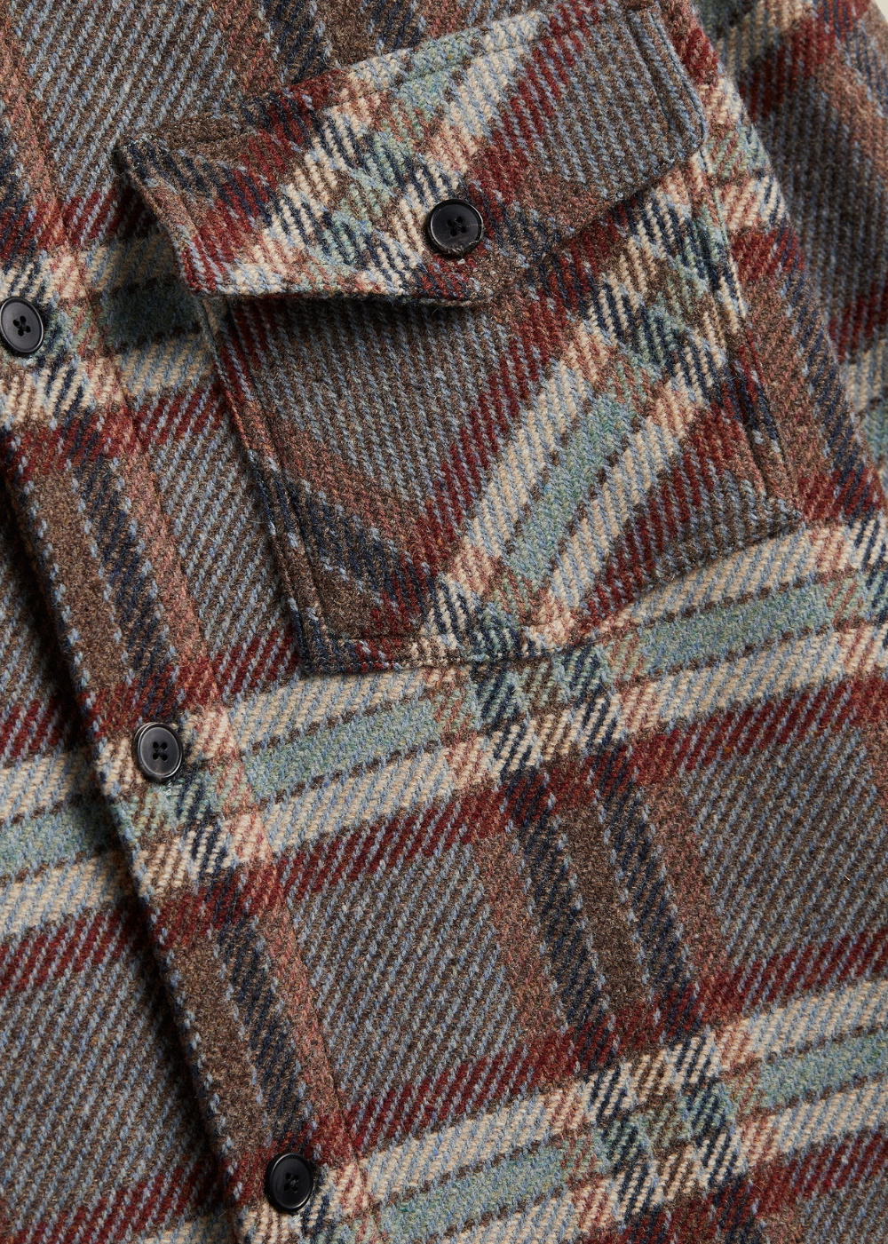 Wool Field Plaid Jacket