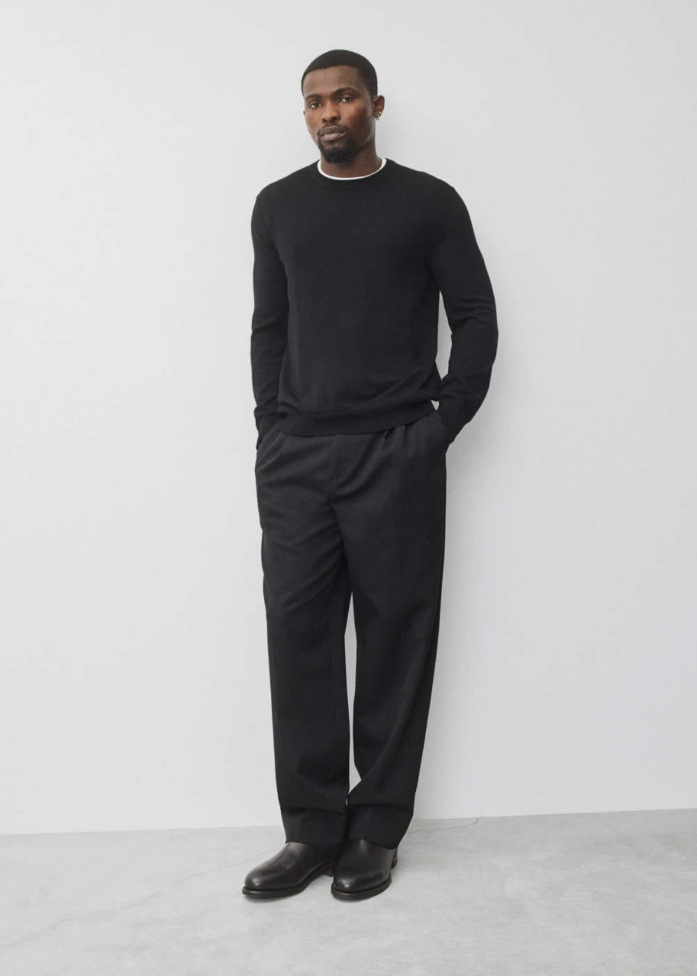 Lightweight Merino Harry Crewneck