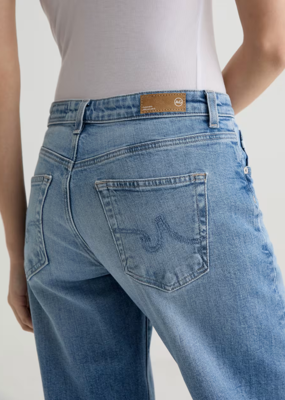 Adria Low Rise Wide Jean